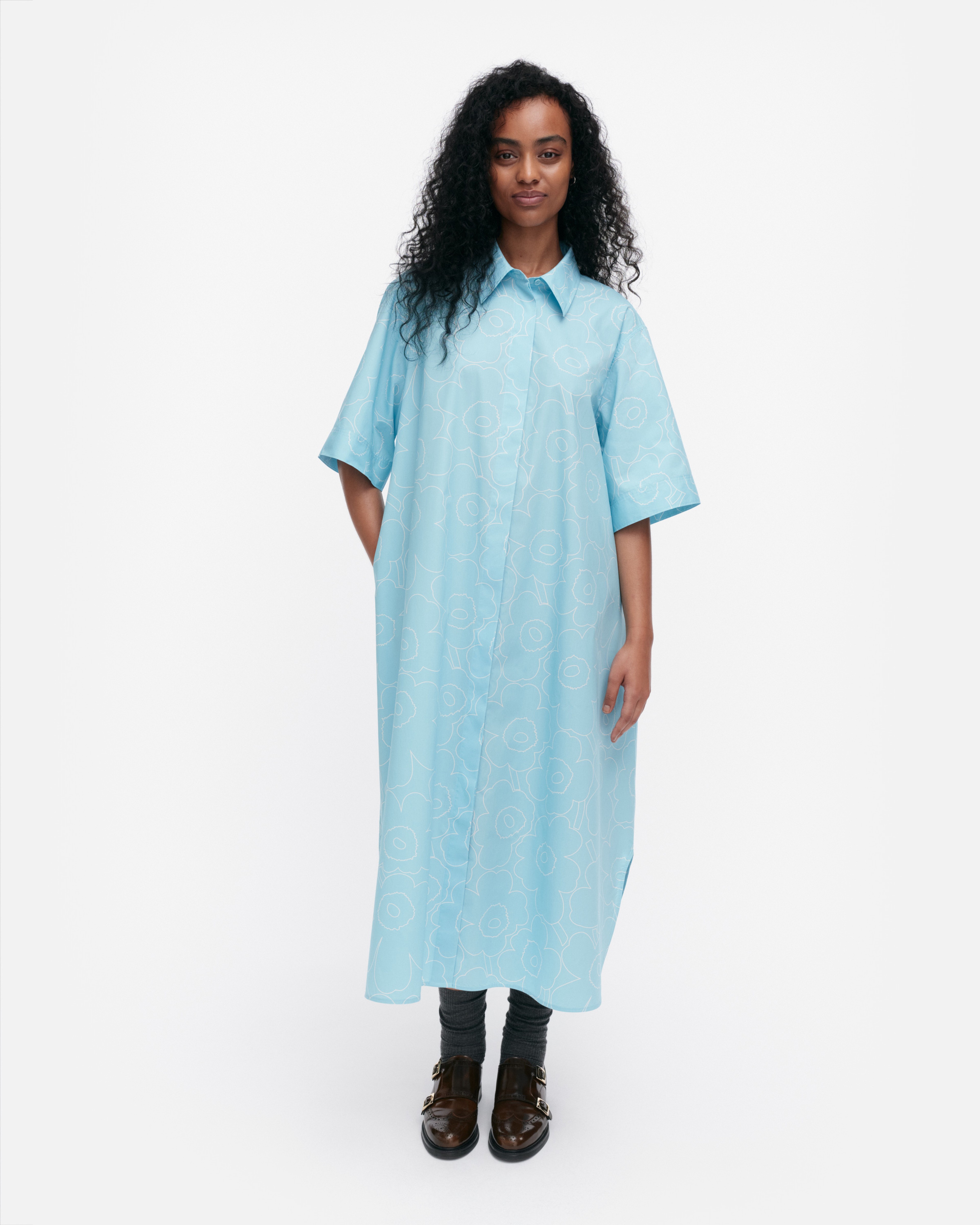Popliini Piirto Unikko Dress