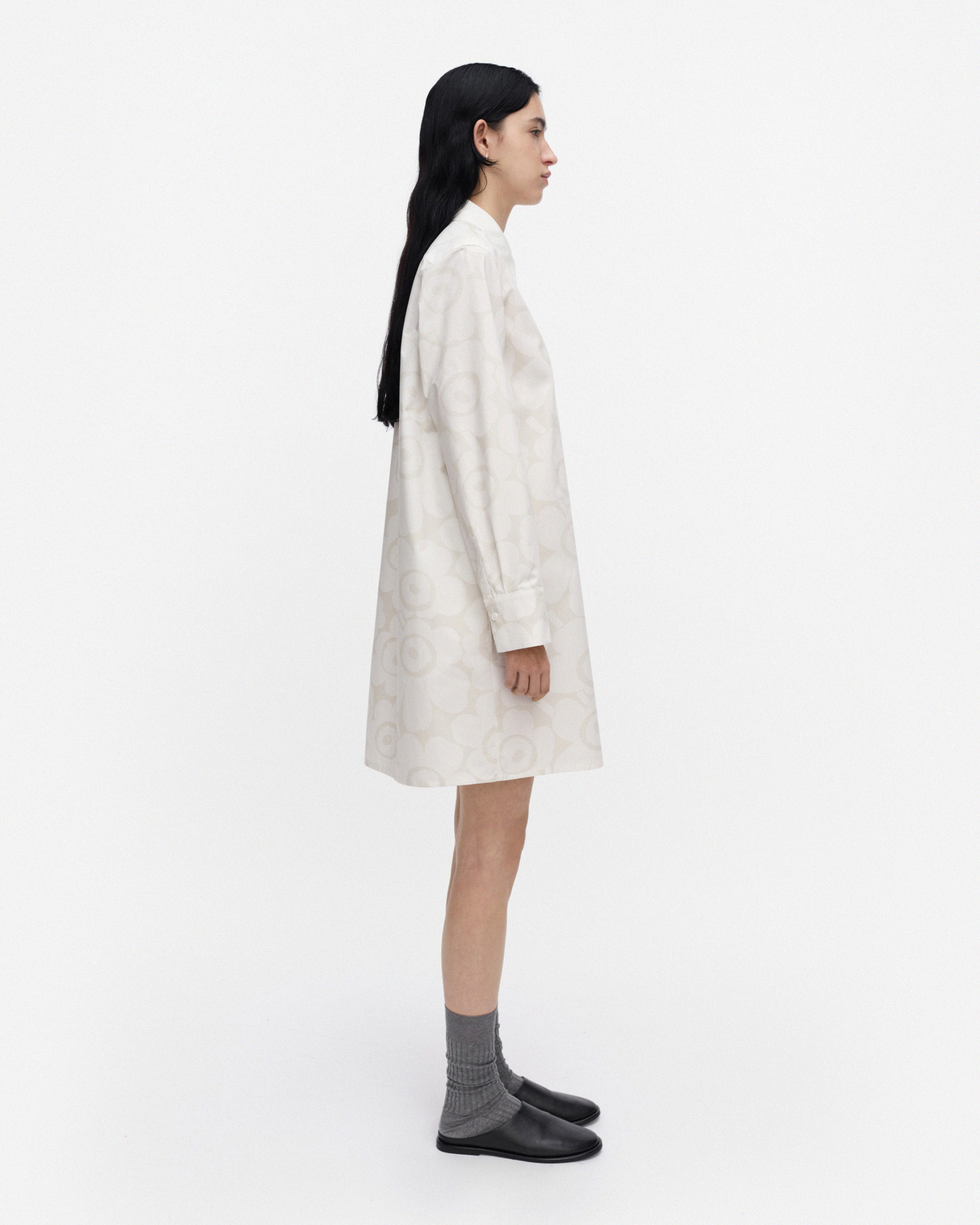 Arvostus Unikko, Dress, off white, light grey,