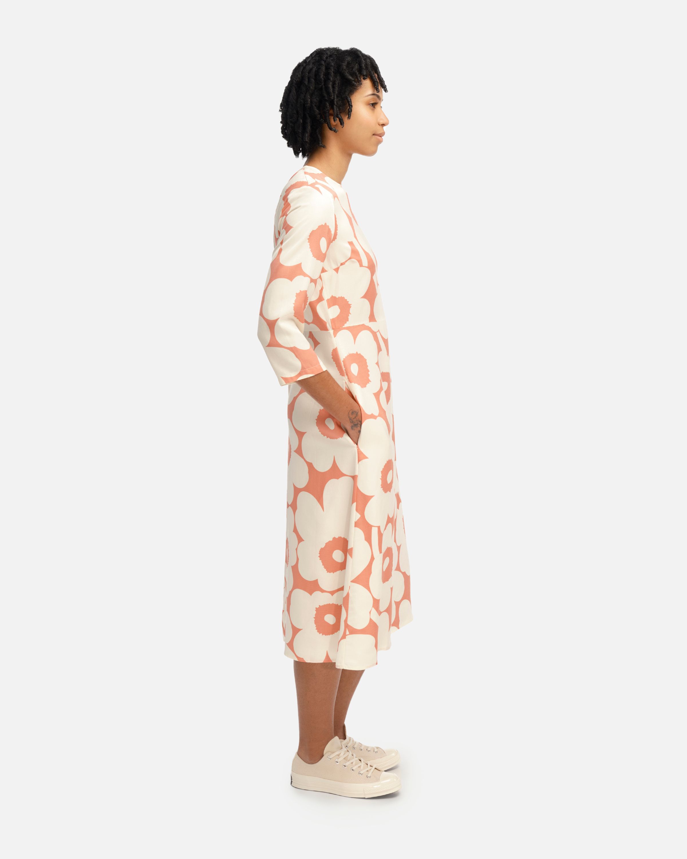 Janetta Pieni Unikko Viscose mix dress | Marimekko