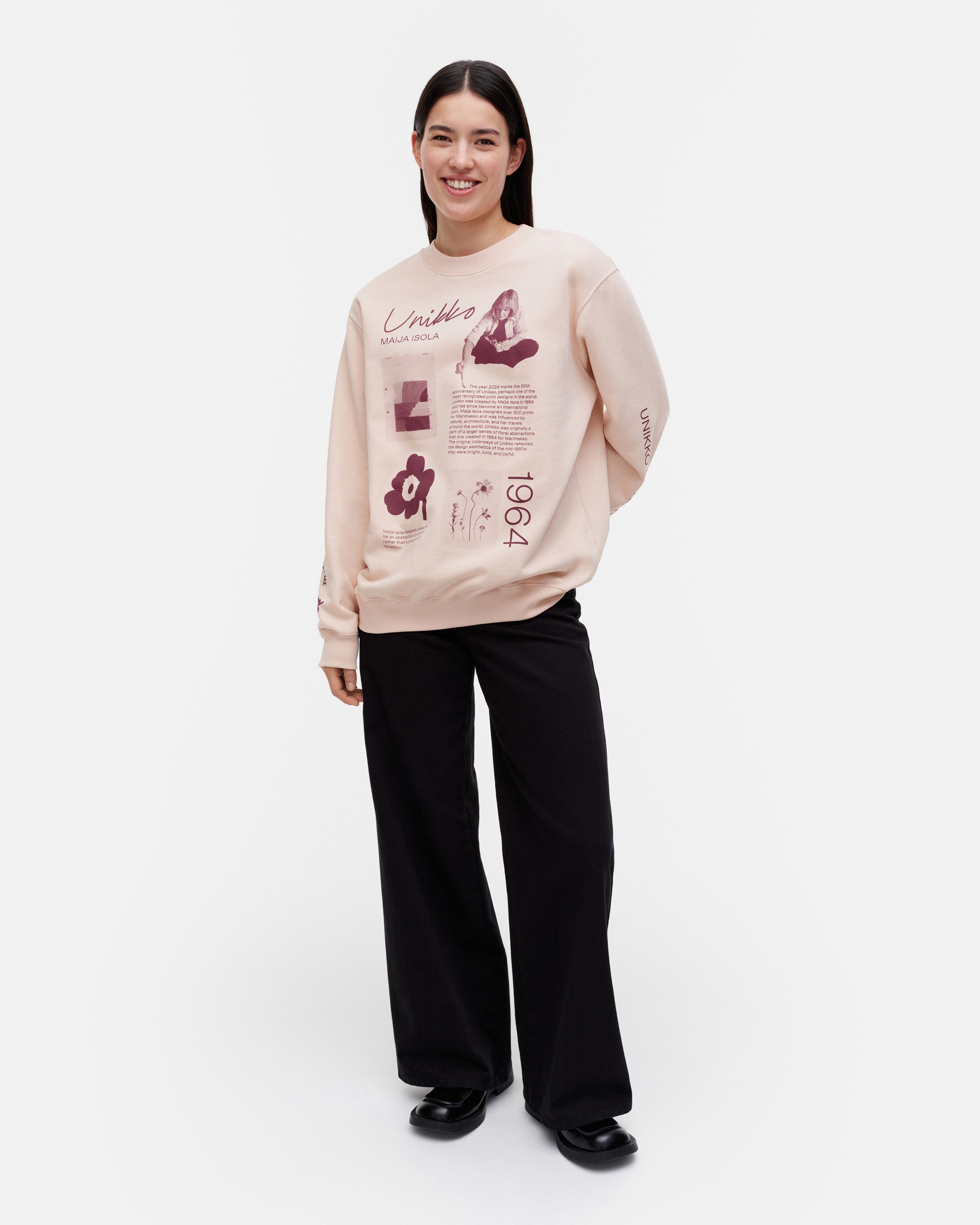 Loisto Unikko Tribute Placement Kioski sweatshirt | Marimekko