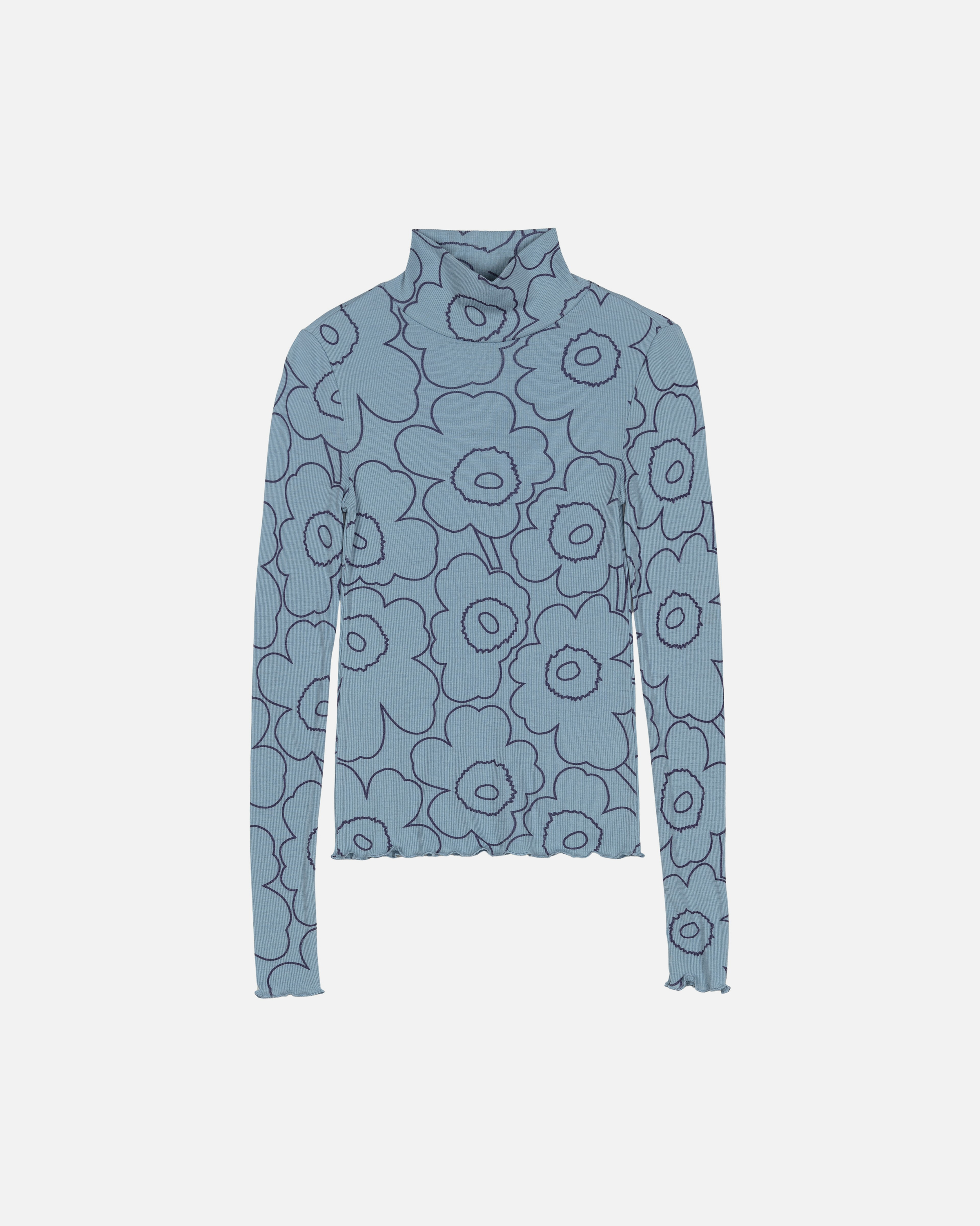 Häilyvä Piirto Unikko Rib turtleneck shirt