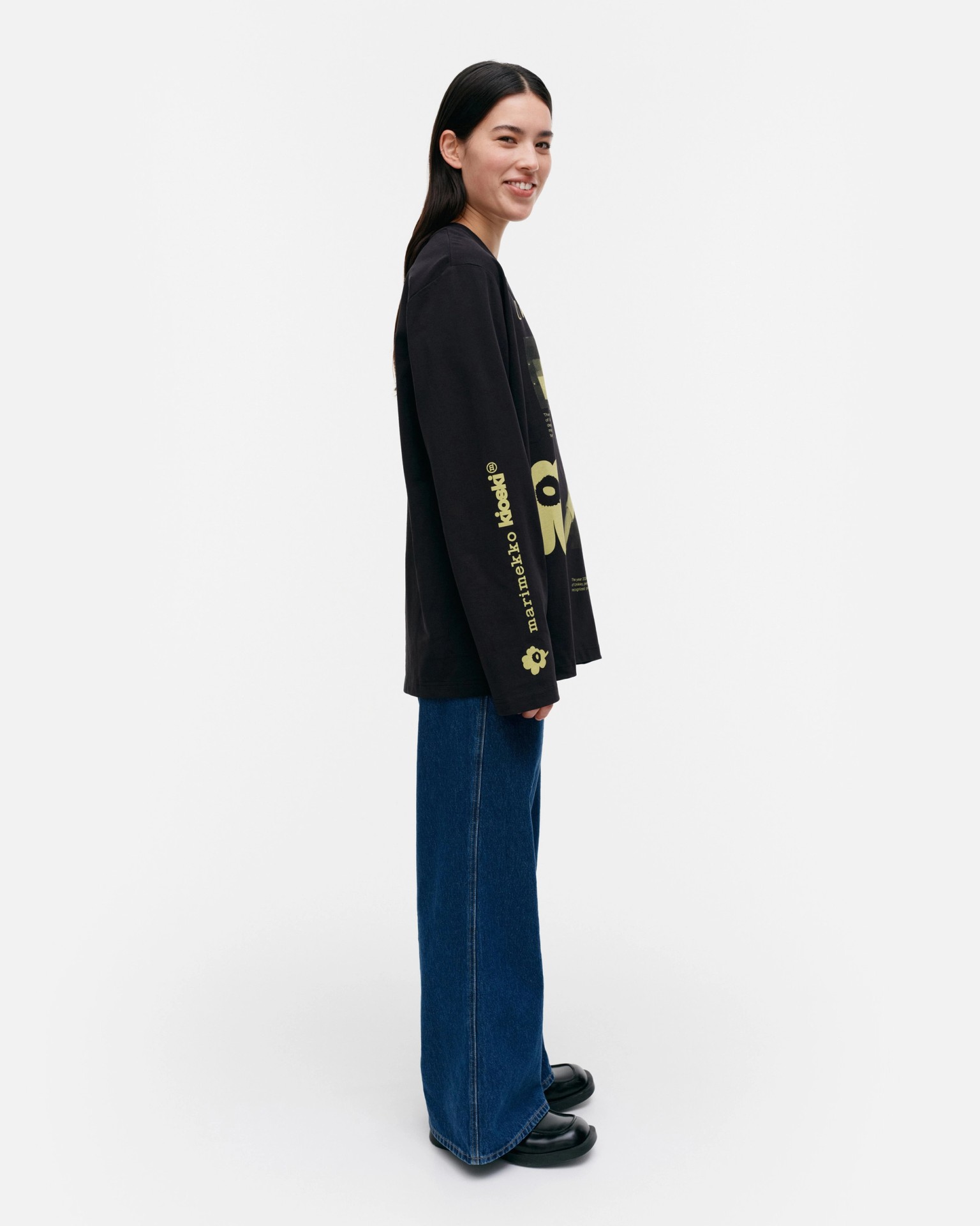 Biitti Unikko Tribute Placement, Kioski jersey shirt, black, light yellow,