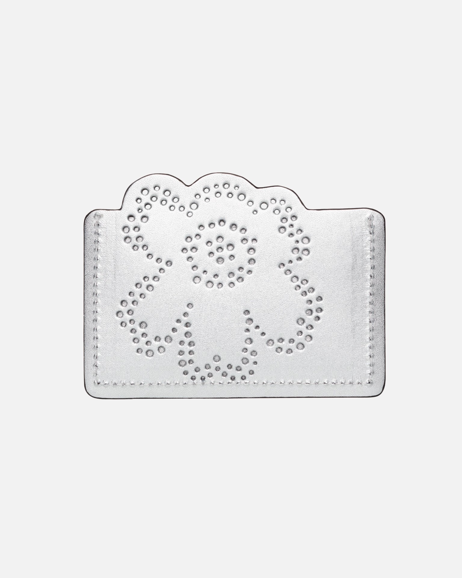 Imprint Card Holder Unikko, silver,