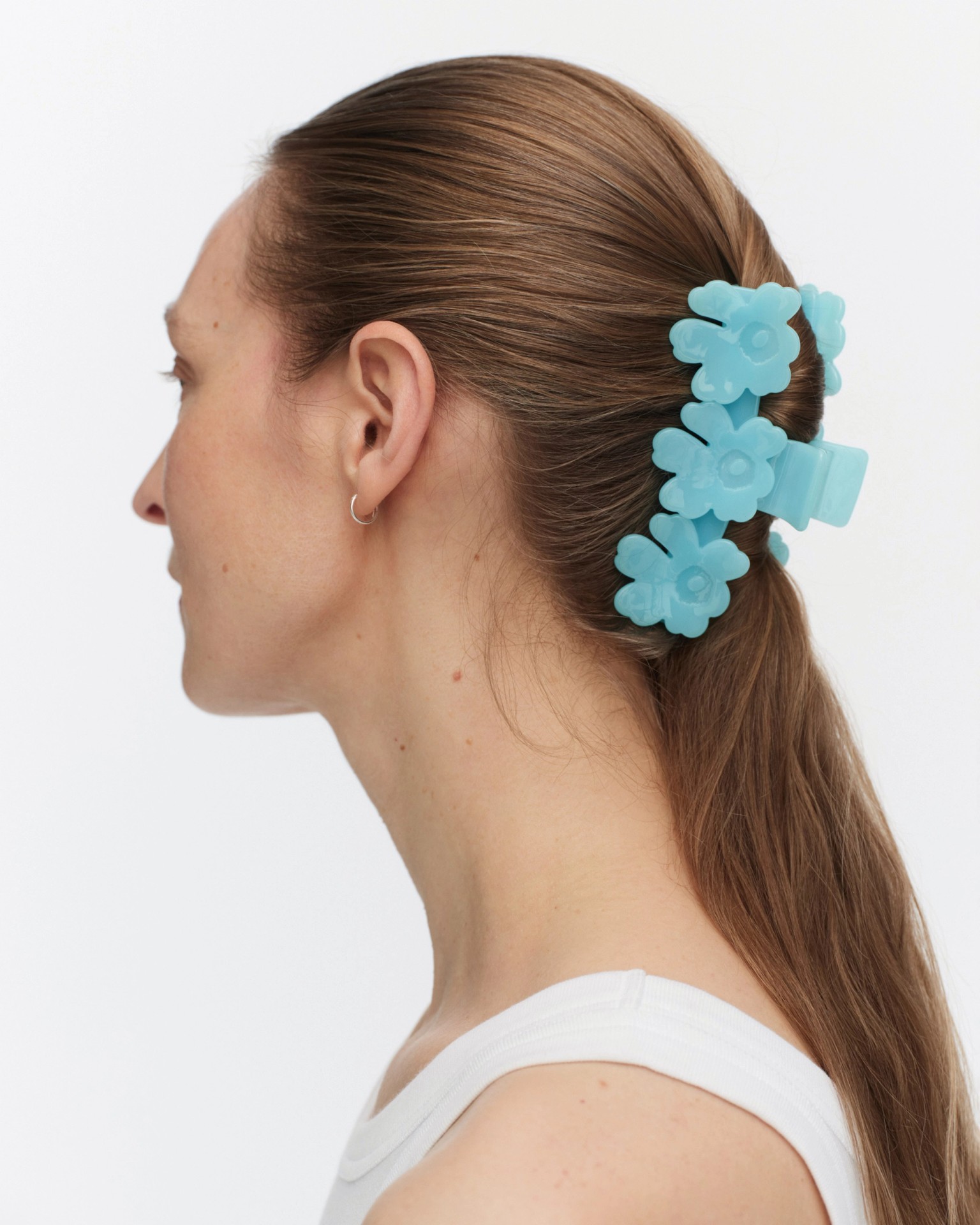 Mini Unikko Hair Clip, Hiusklipsi, vaaleansininen,