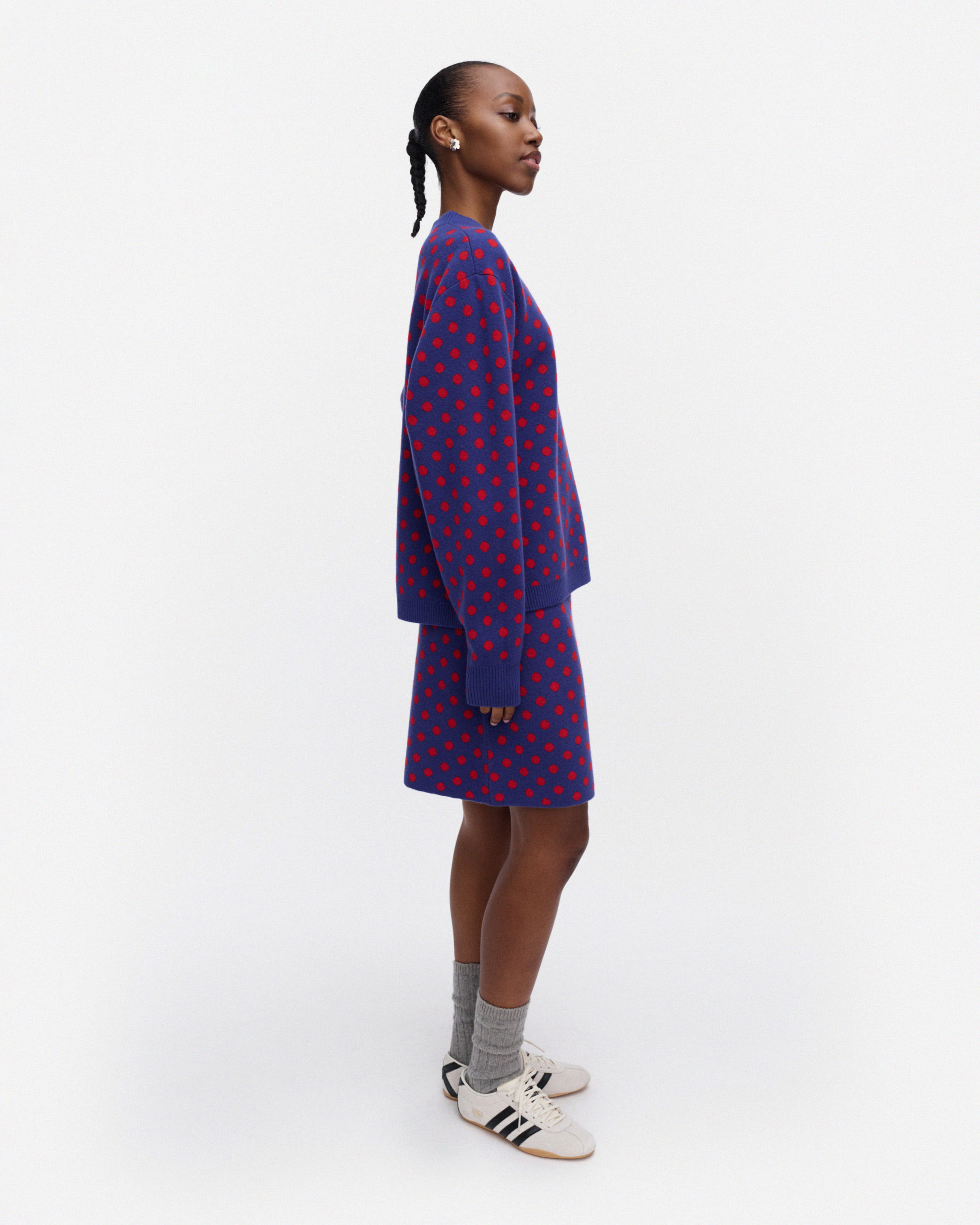 Rws Koillis Pallo, Kioski knitted skirt, blue, red,