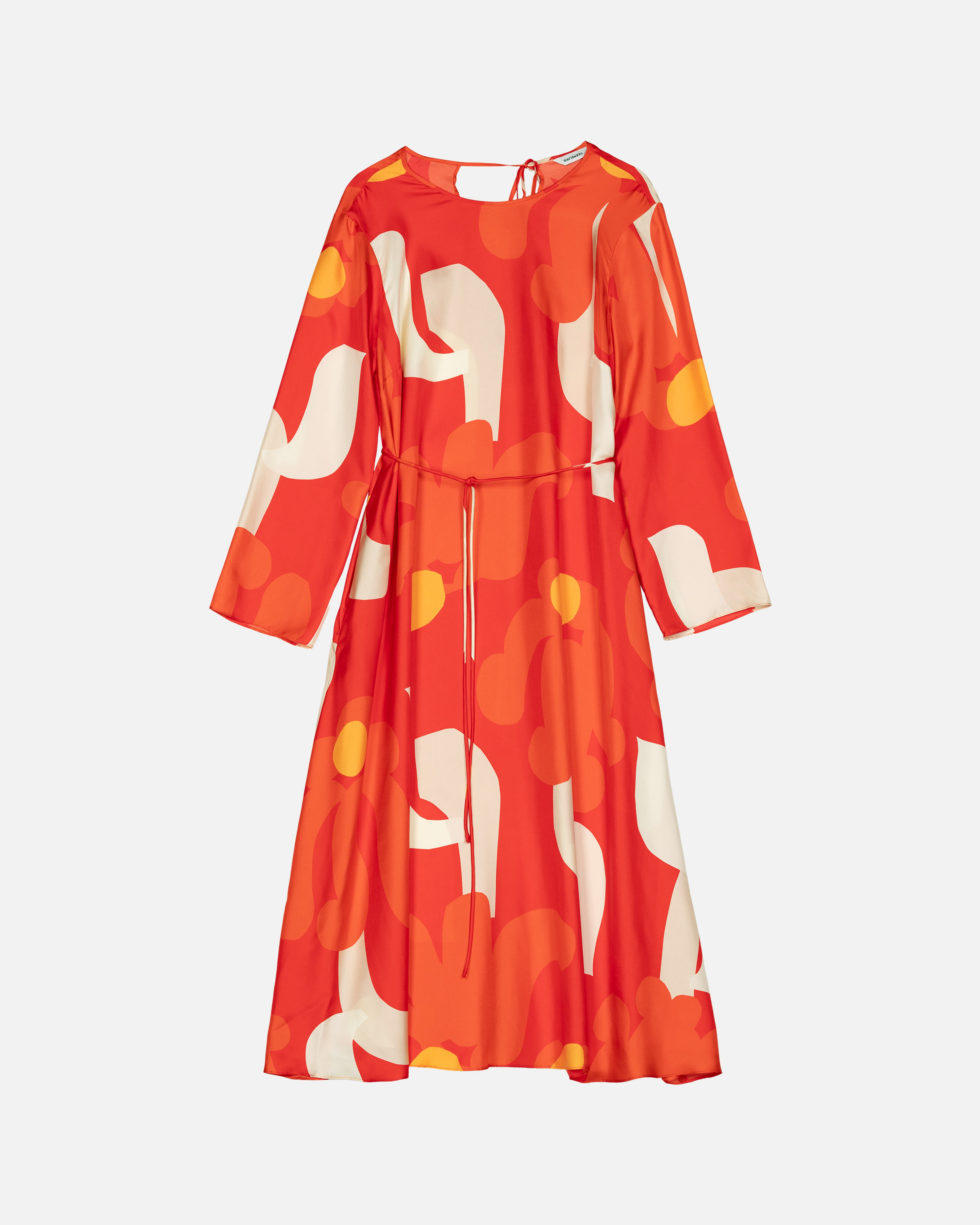 Keskenään Kukkahattu Silk dress