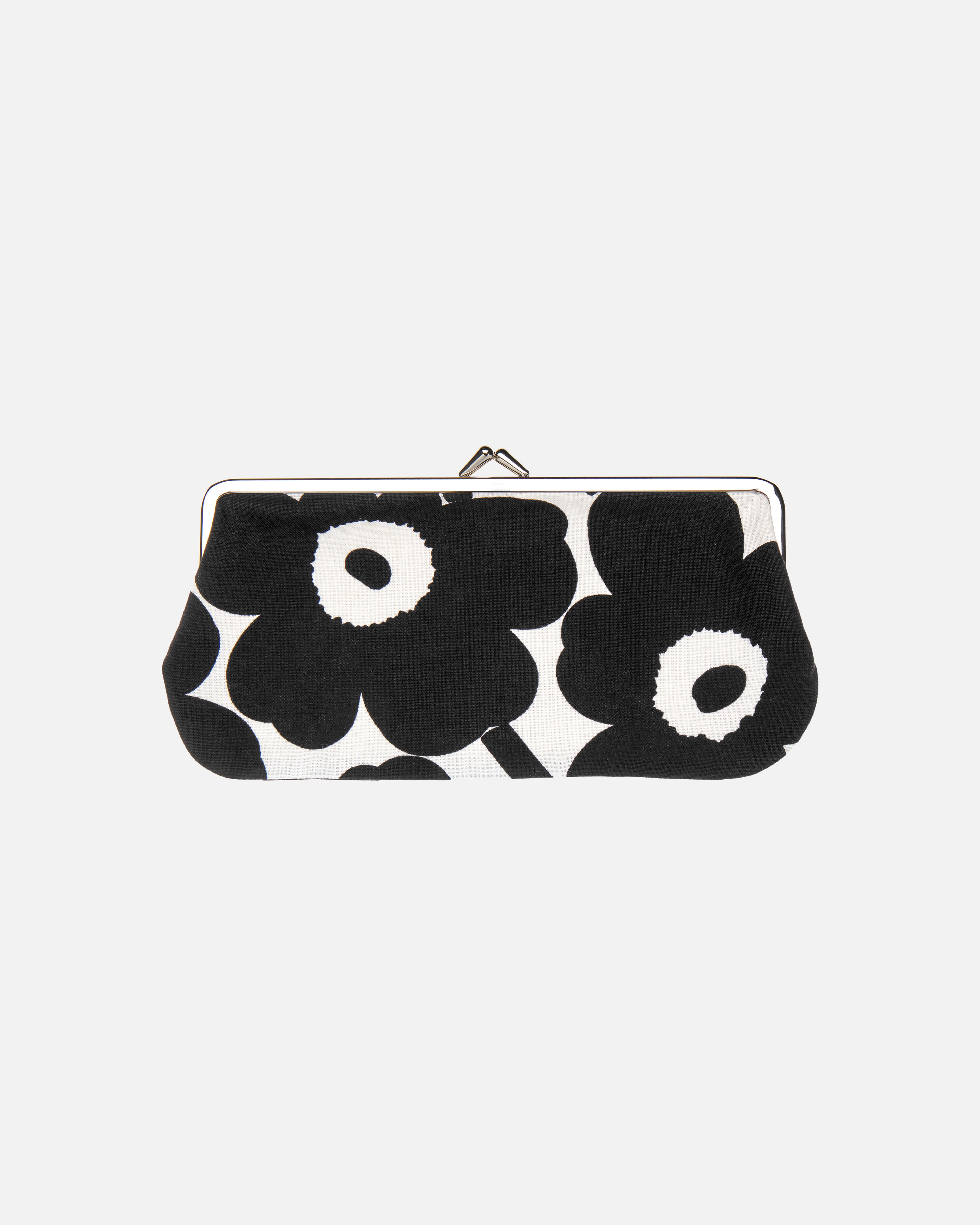 Silmälasikukkaro Mini Unikko, Purse, white, black,