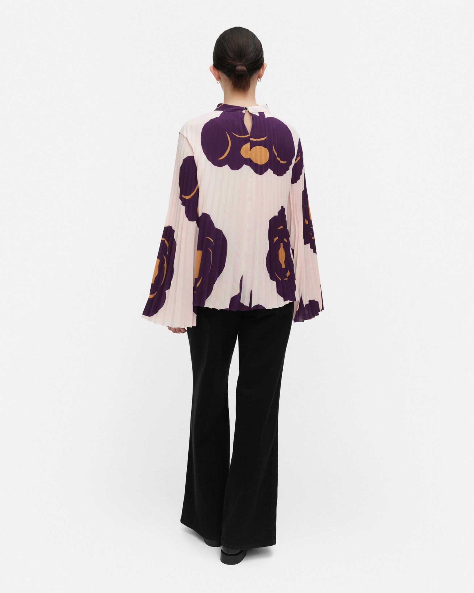 Duuri Tumma, Blouse, light pink, dark violet, brown,