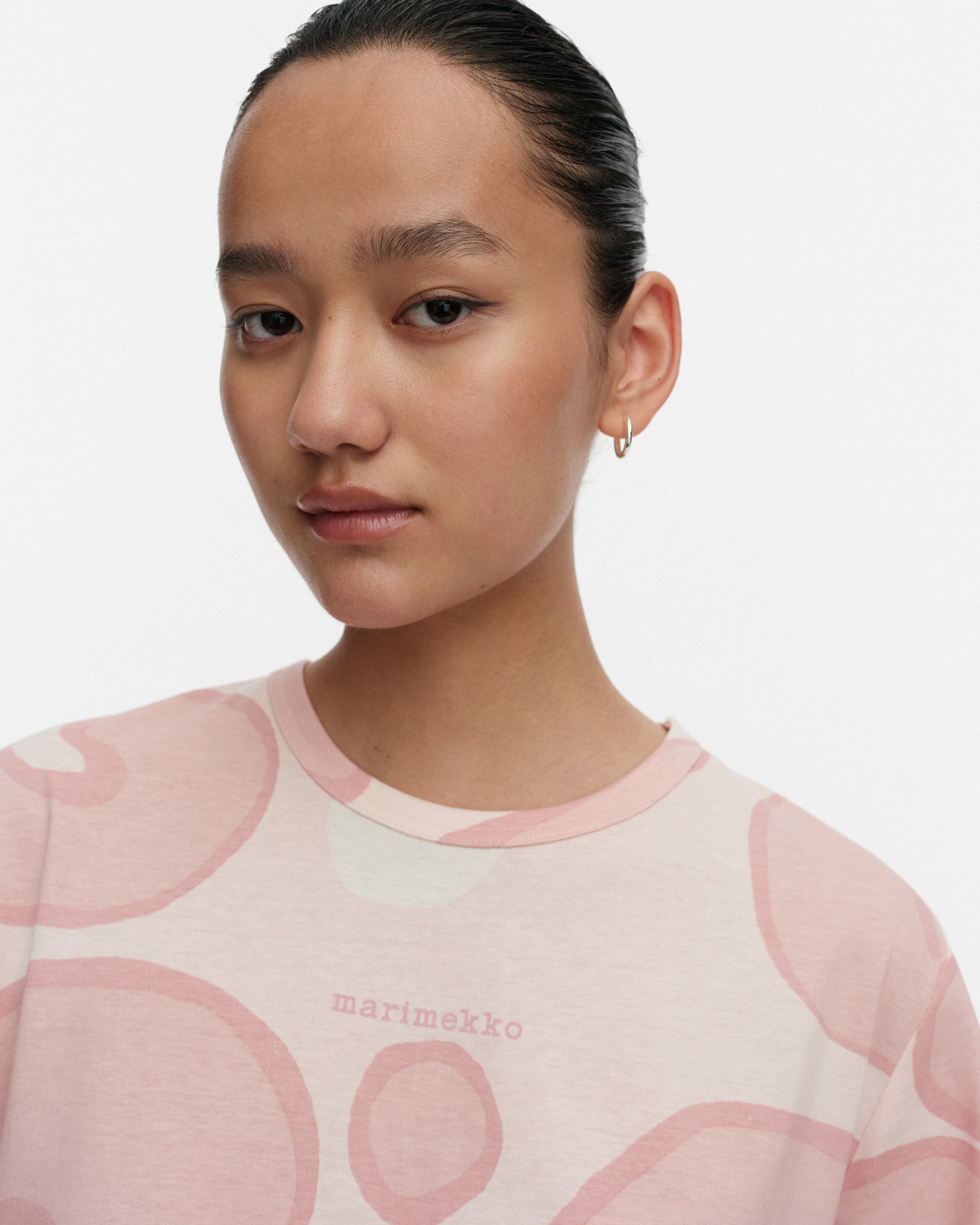 Erna Keidas, Kioski t-shirt, light pink, off white,