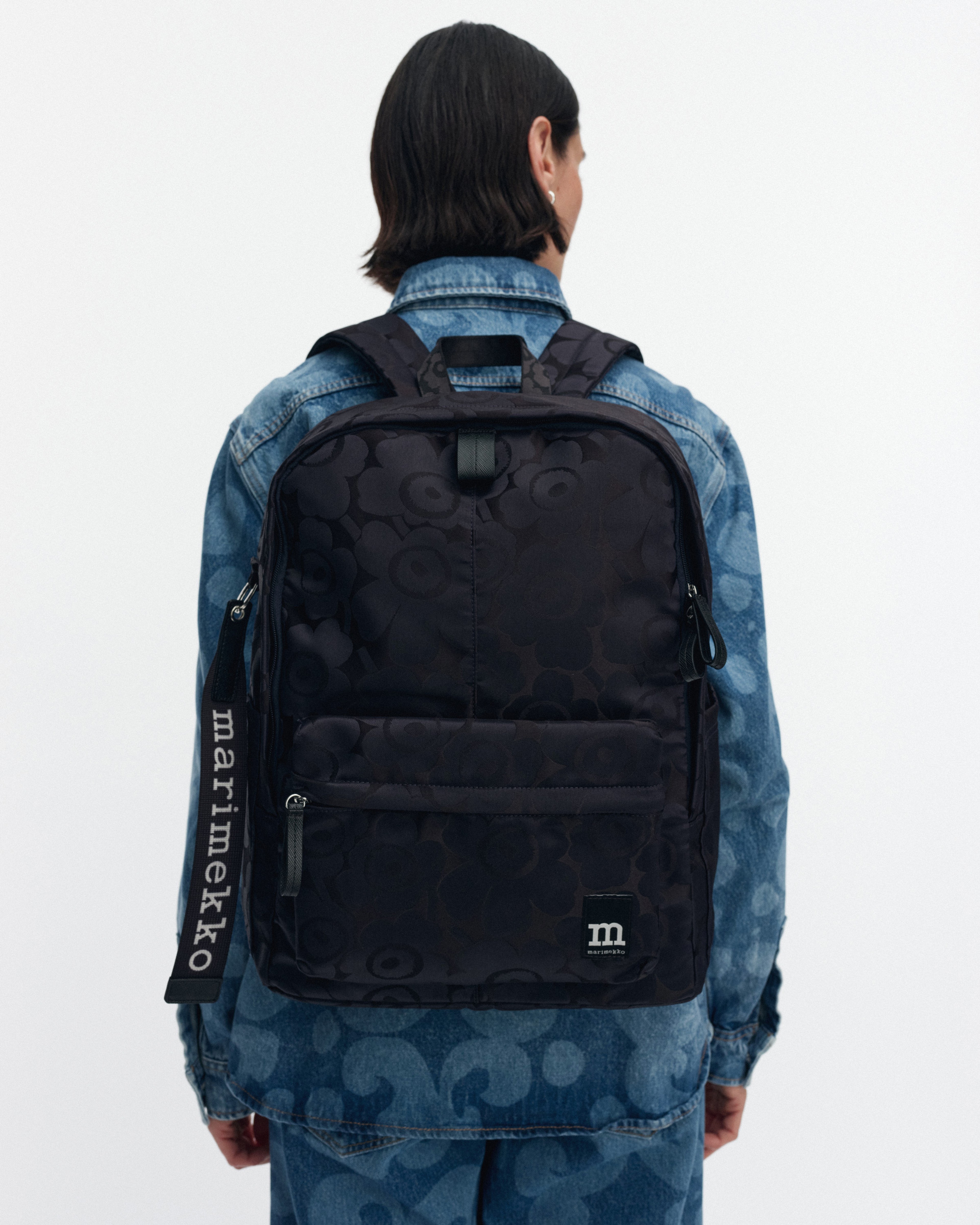 Zip Top Backpack Unikko, Backpack, blue, dark blue,