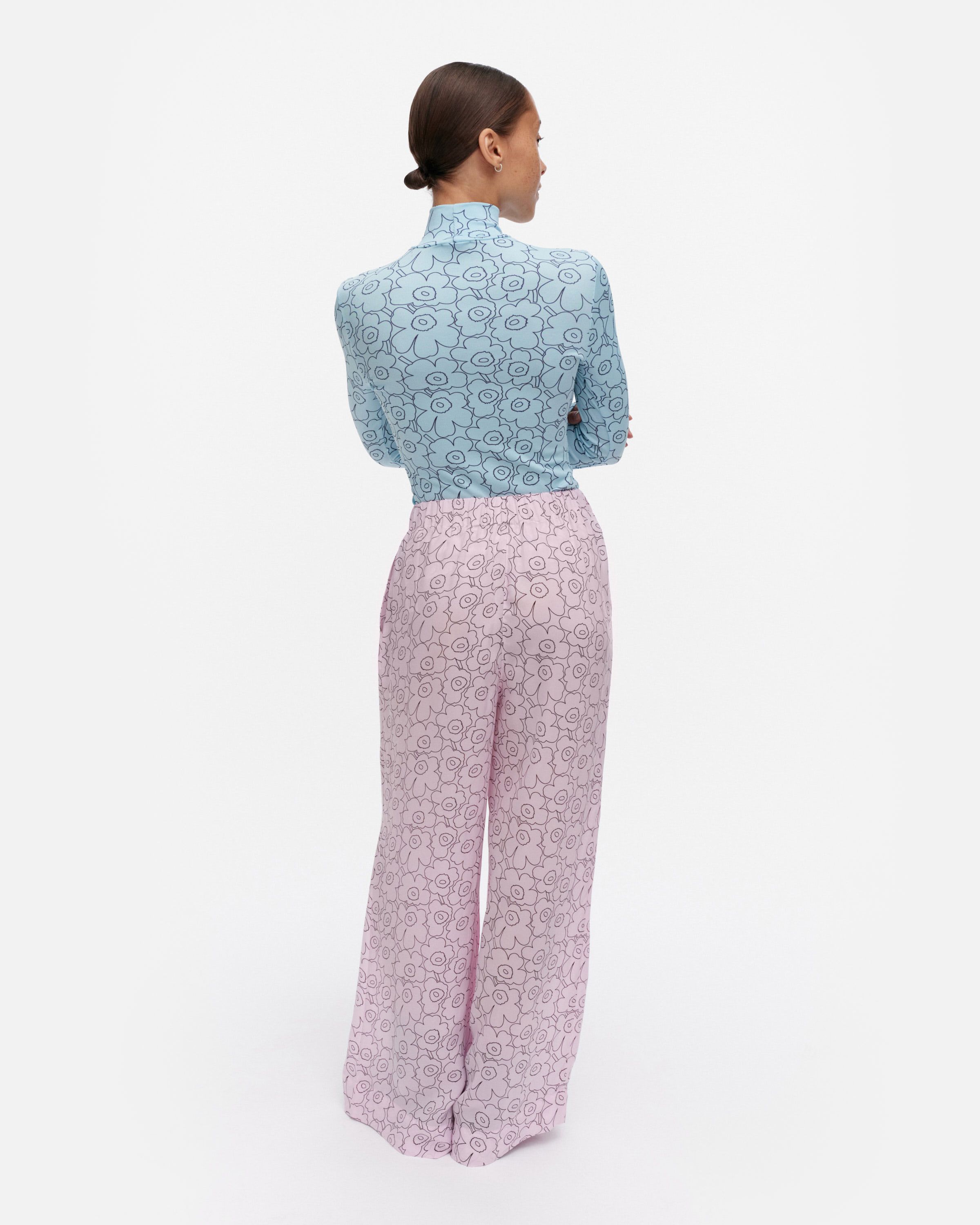 Sh Oanet Piirto Unikko Trousers | Marimekko