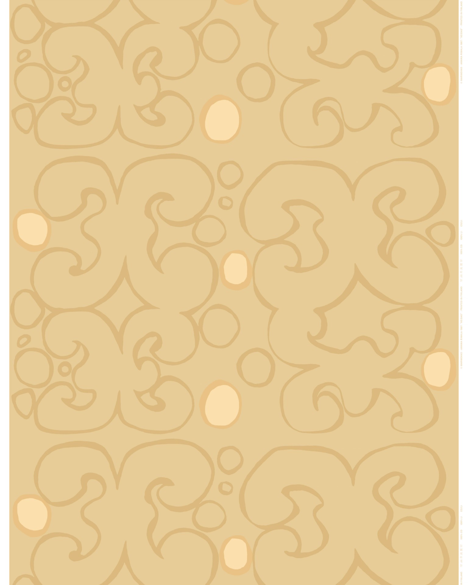 Keidas, Cotton fabric, ginger, melon,