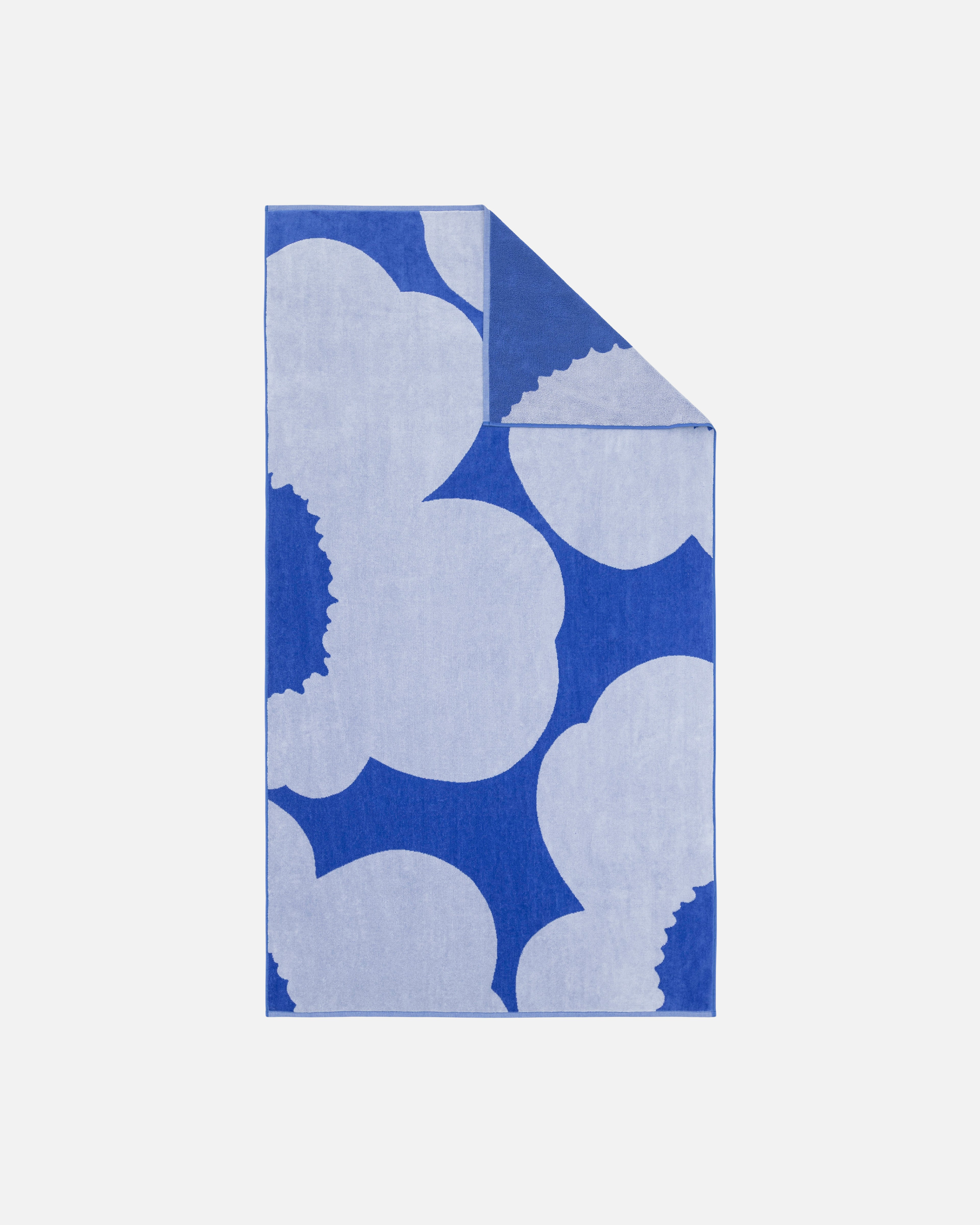 Iso Unikko, Bath towel 100x180 cm, blue, blue lilac,