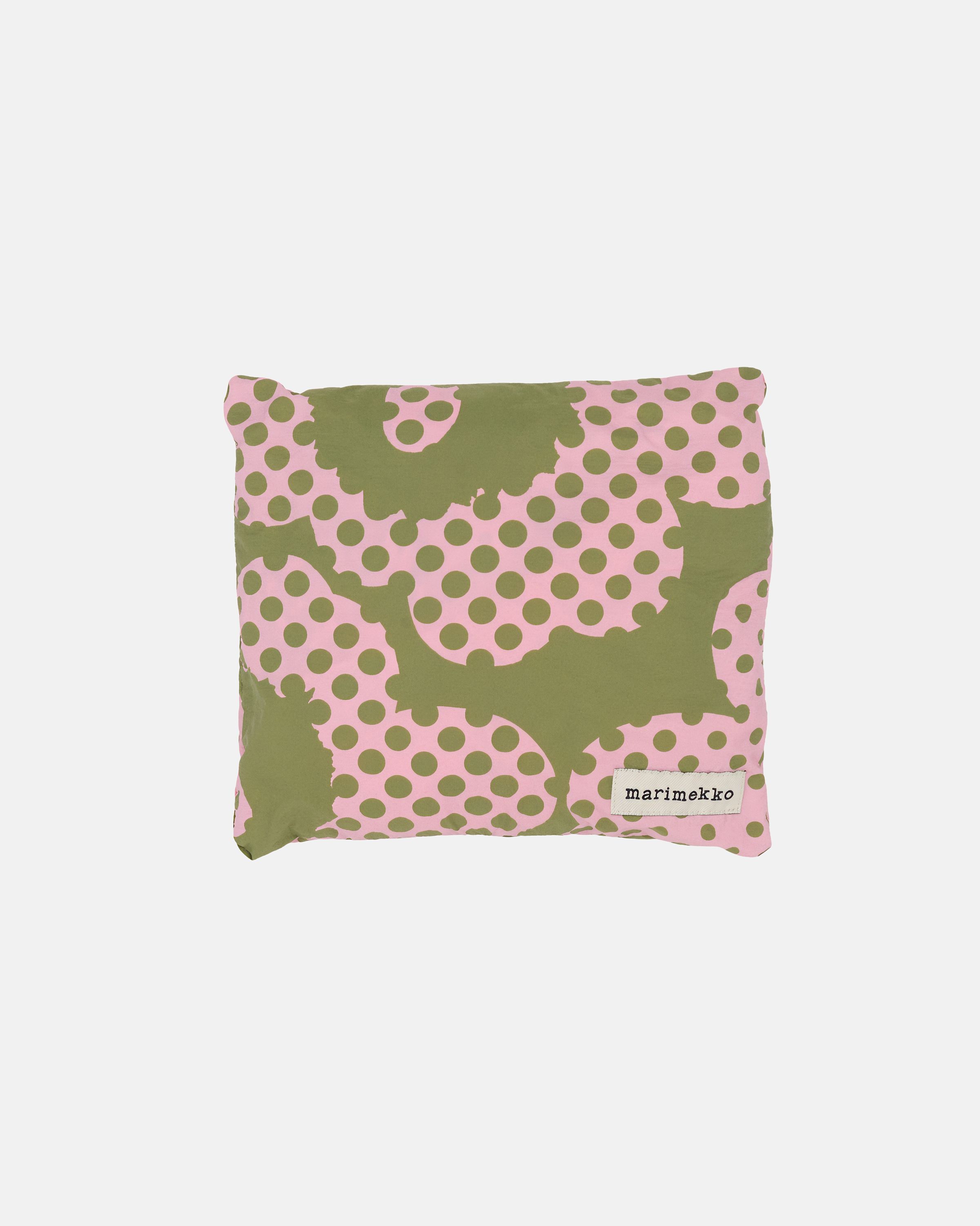 Olos Unikko Kioski activewear trousers green, light pink | Marimekko