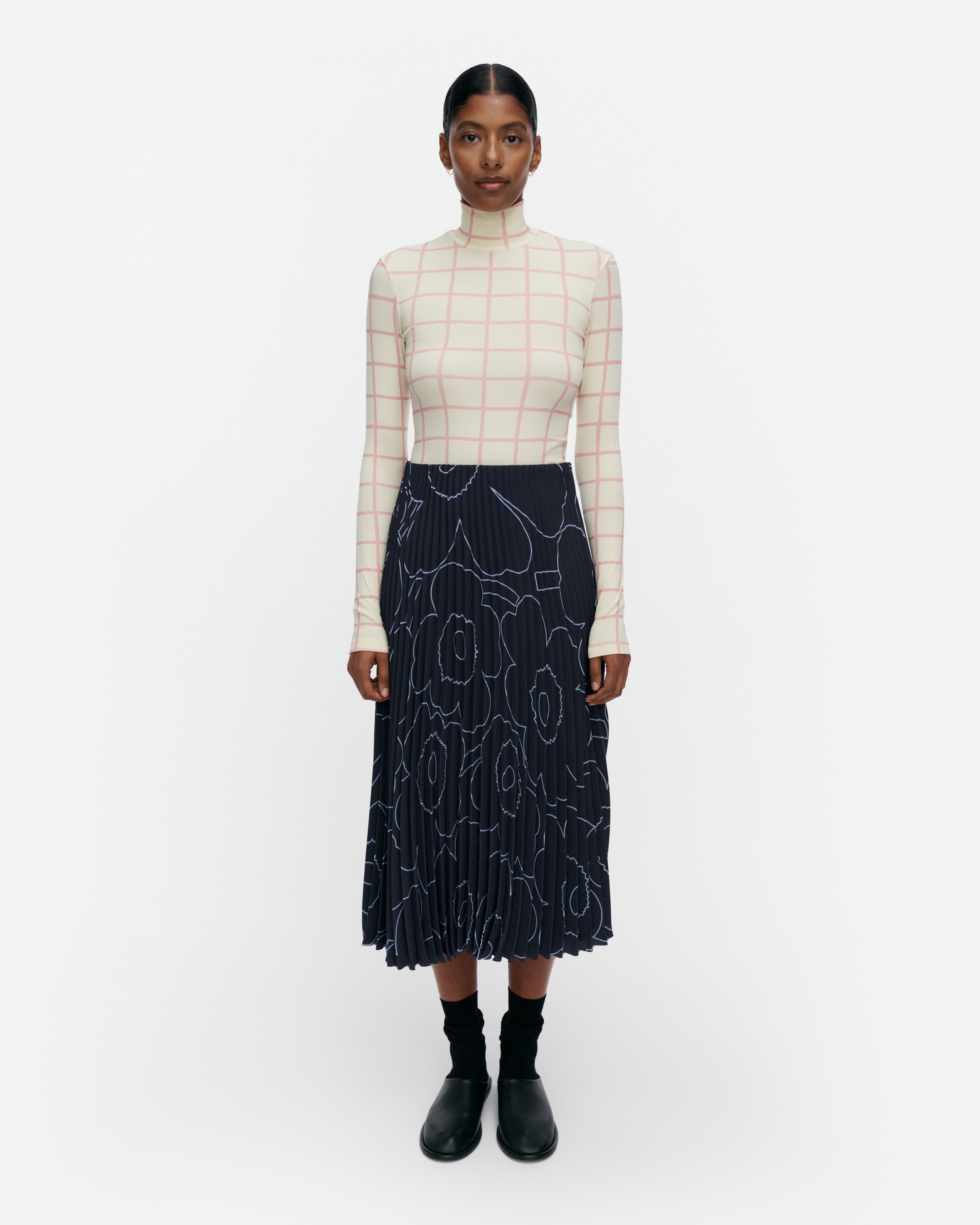 Pii Piirto Unikko, Skirt, dark blue, light blue,