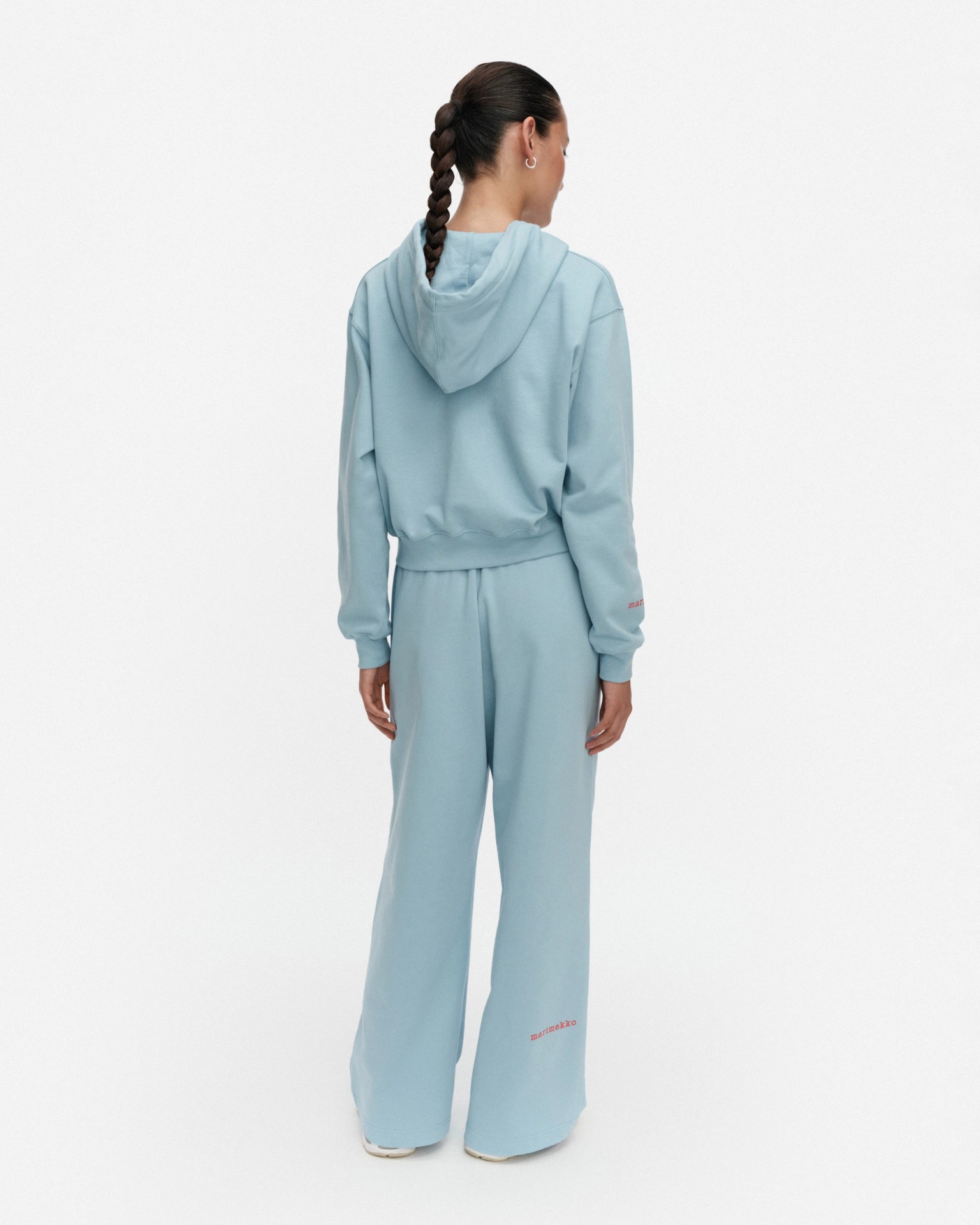 Joggi Musta Tamma Placement, Kioski hoodie, light blue, red,