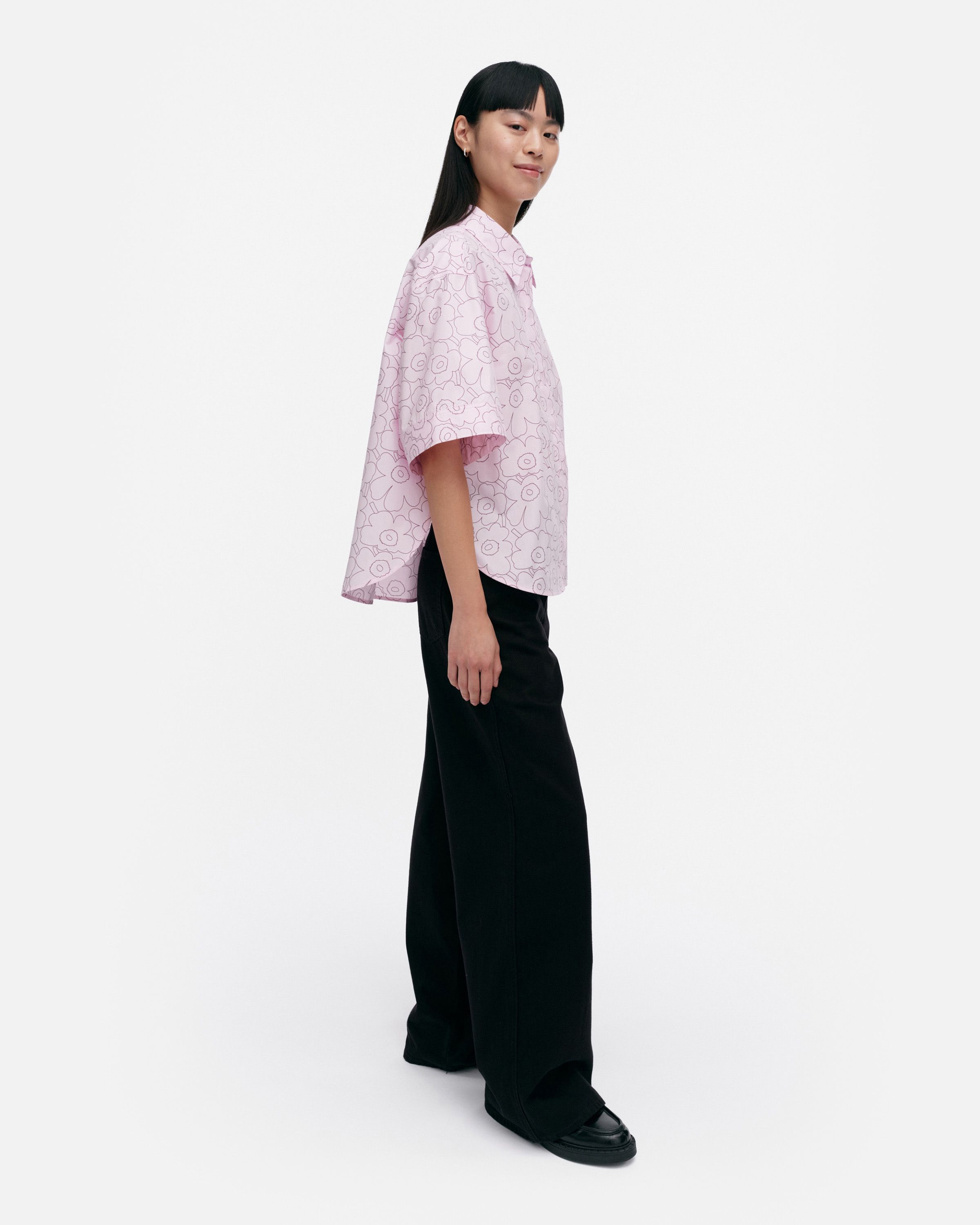 Standardi Piirto Unikko Blouse | Marimekko