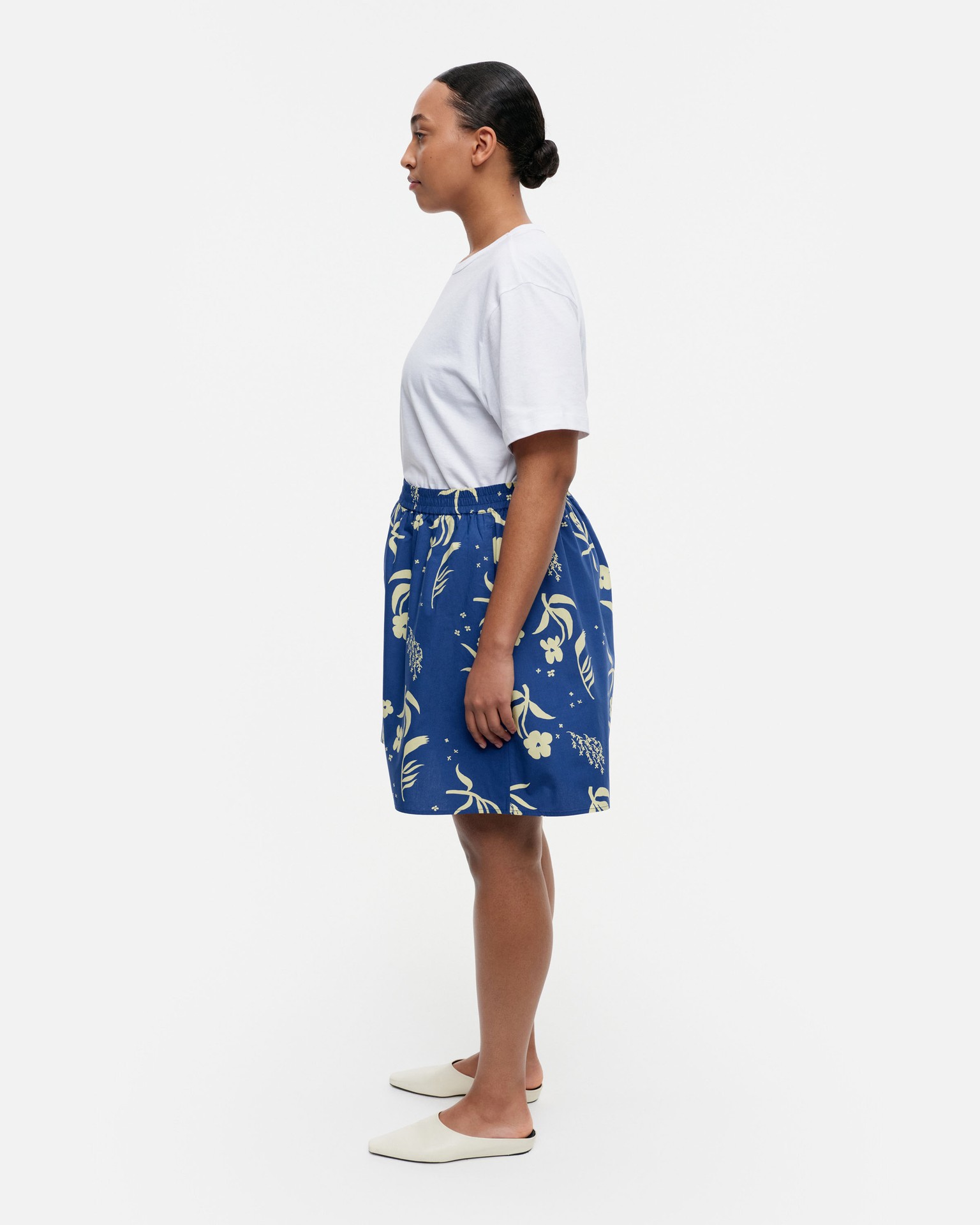Guassi Herbaario Cotton poplin shorts