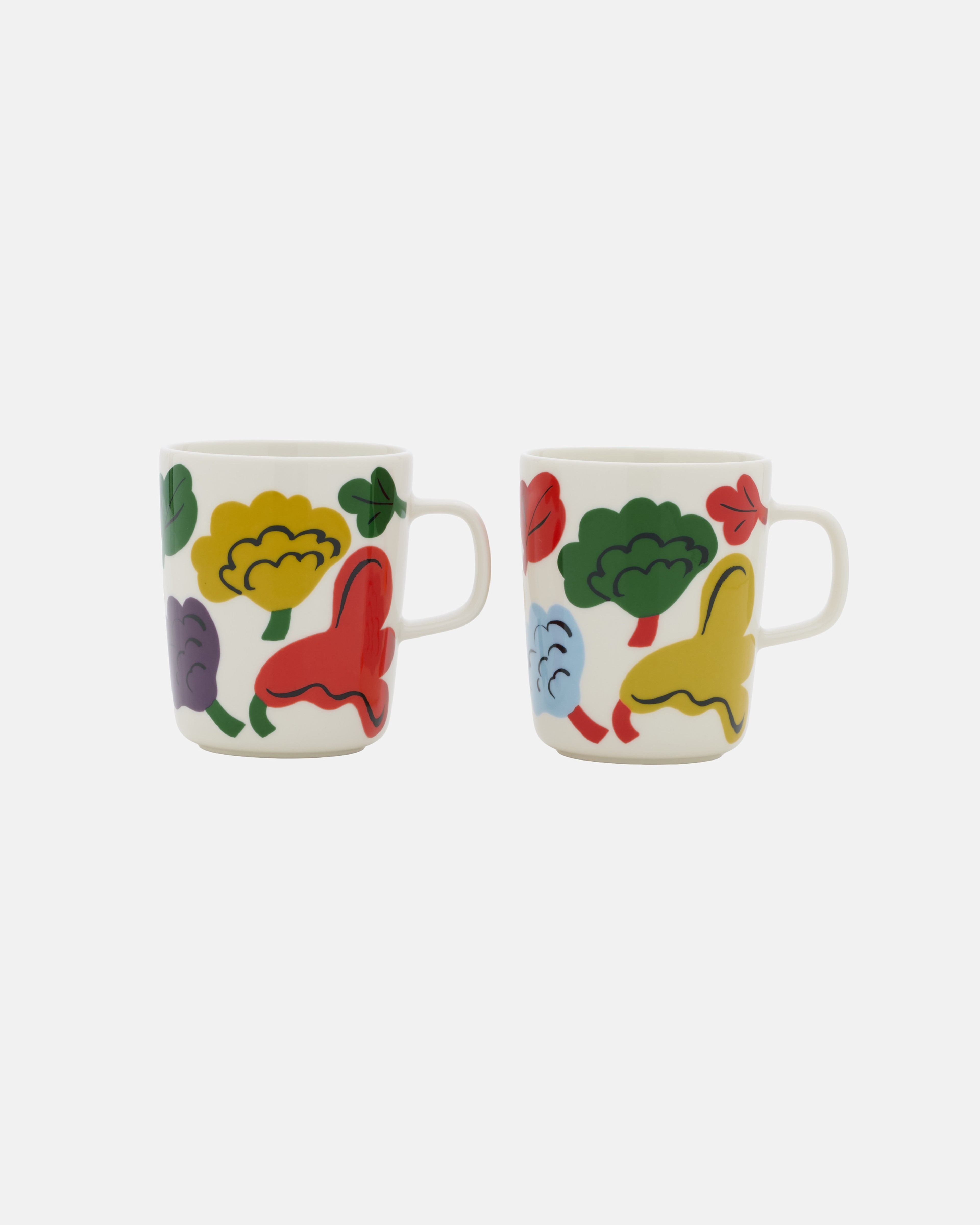 Oiva / Kukasta kukkaan Mug 2,5 dl / 2 pcs