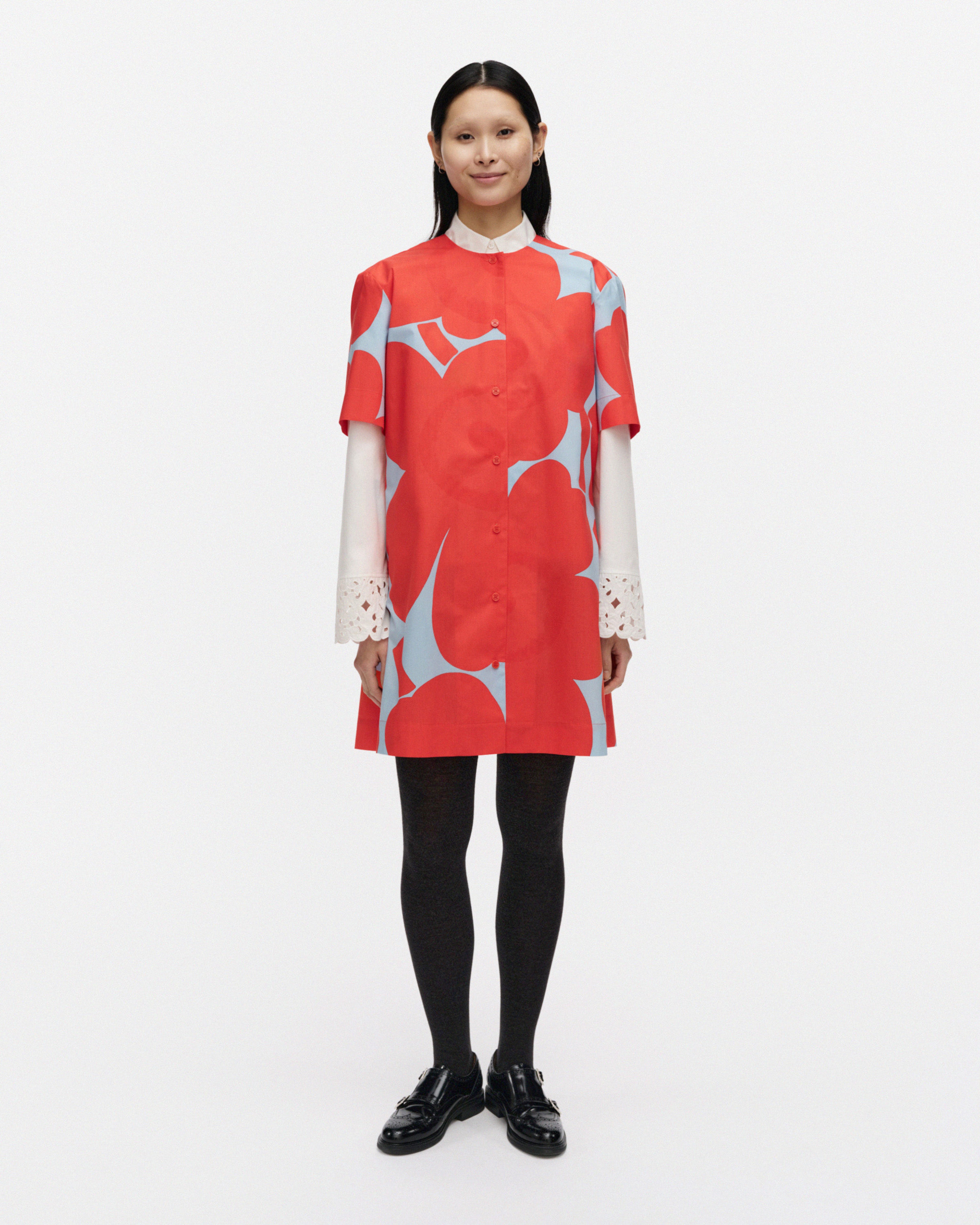 Taitavuus Unikko, Dress, red, light blue,