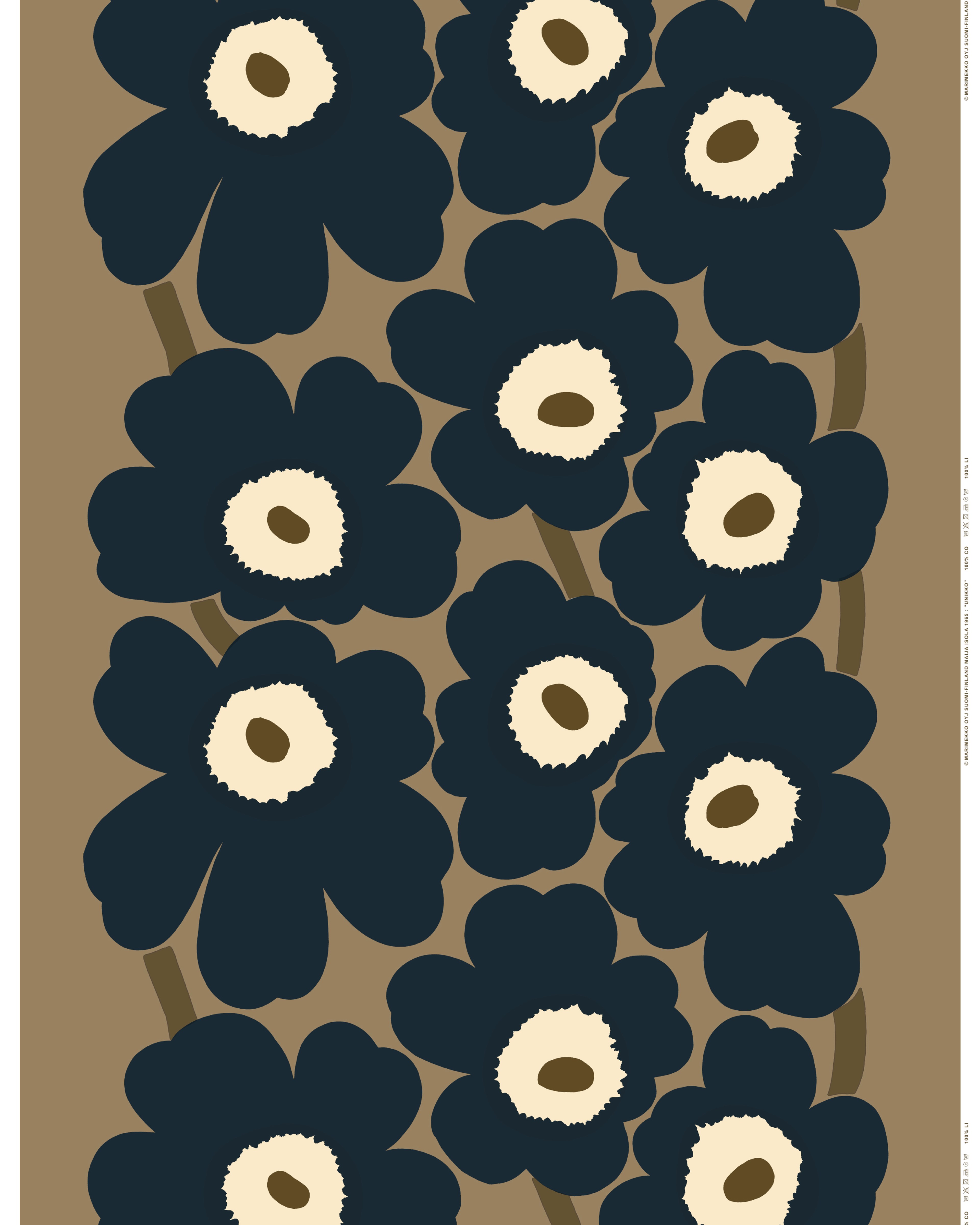 Unikko, Baumwollgewebe, Ulmenholz, Heidelbeere, Heu, Wühlmaus,