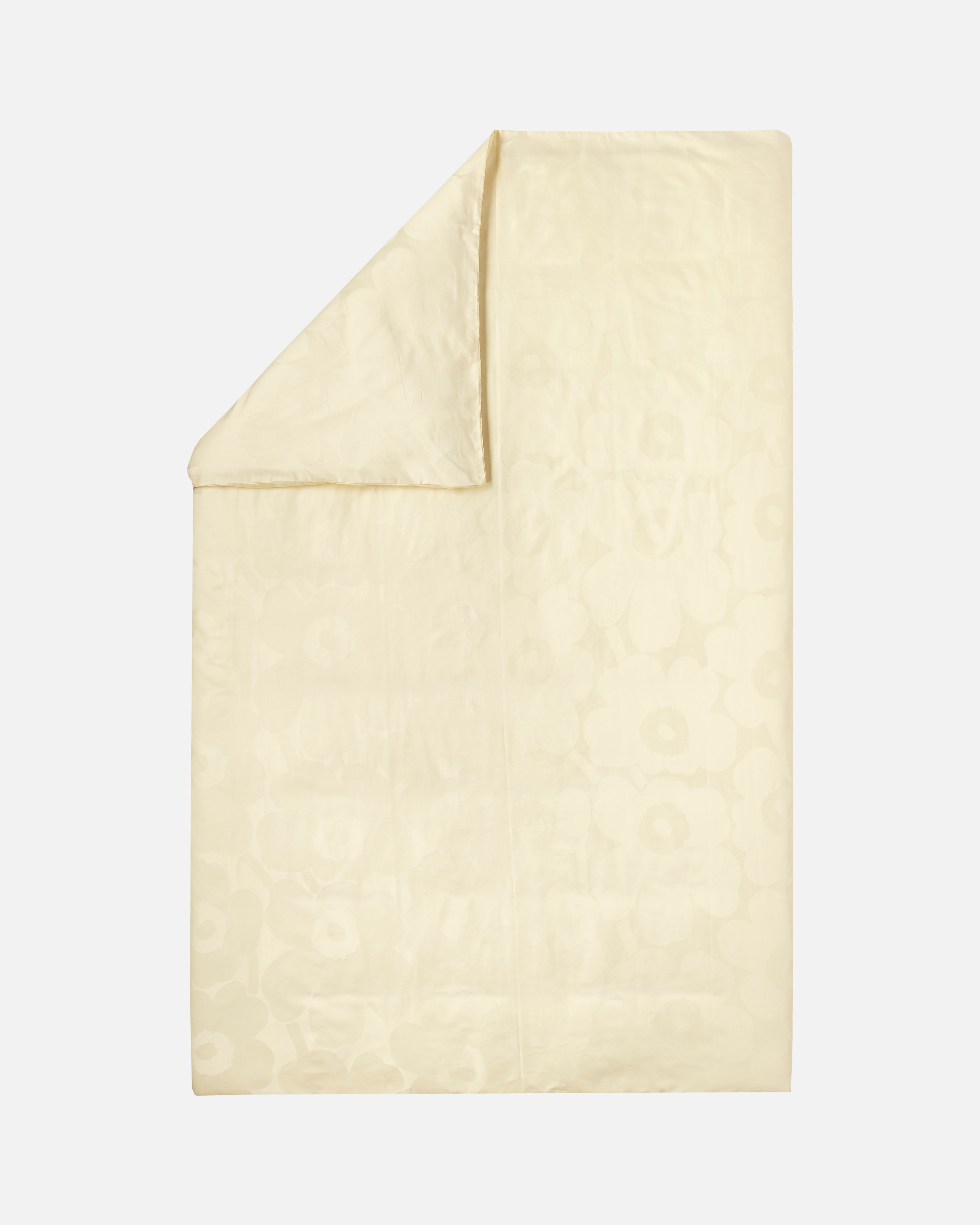 Unikko, Duvet cover 150x210 cm, butter yellow,