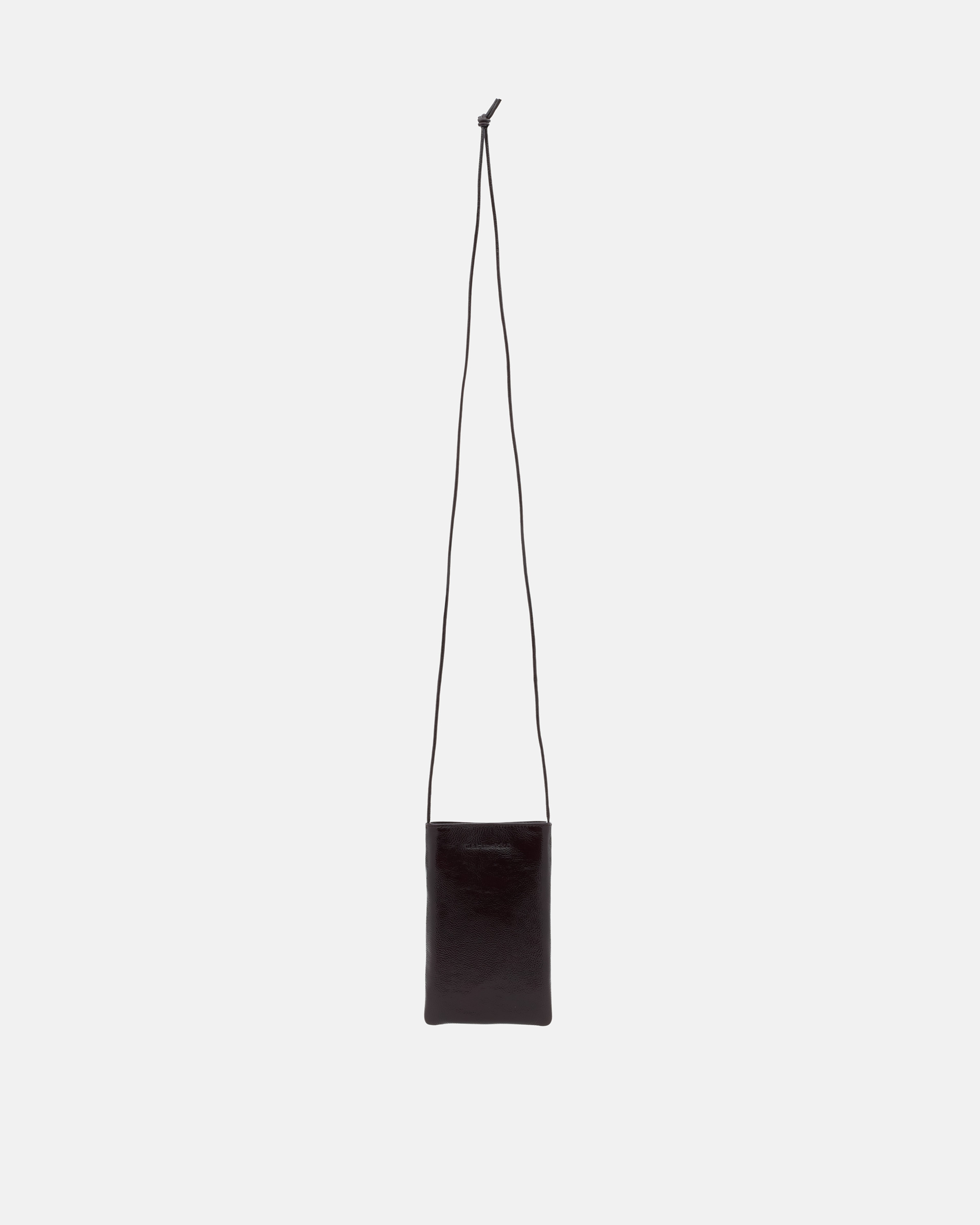 Phone Pocket Patent, Shoulder bag, dark wine red,