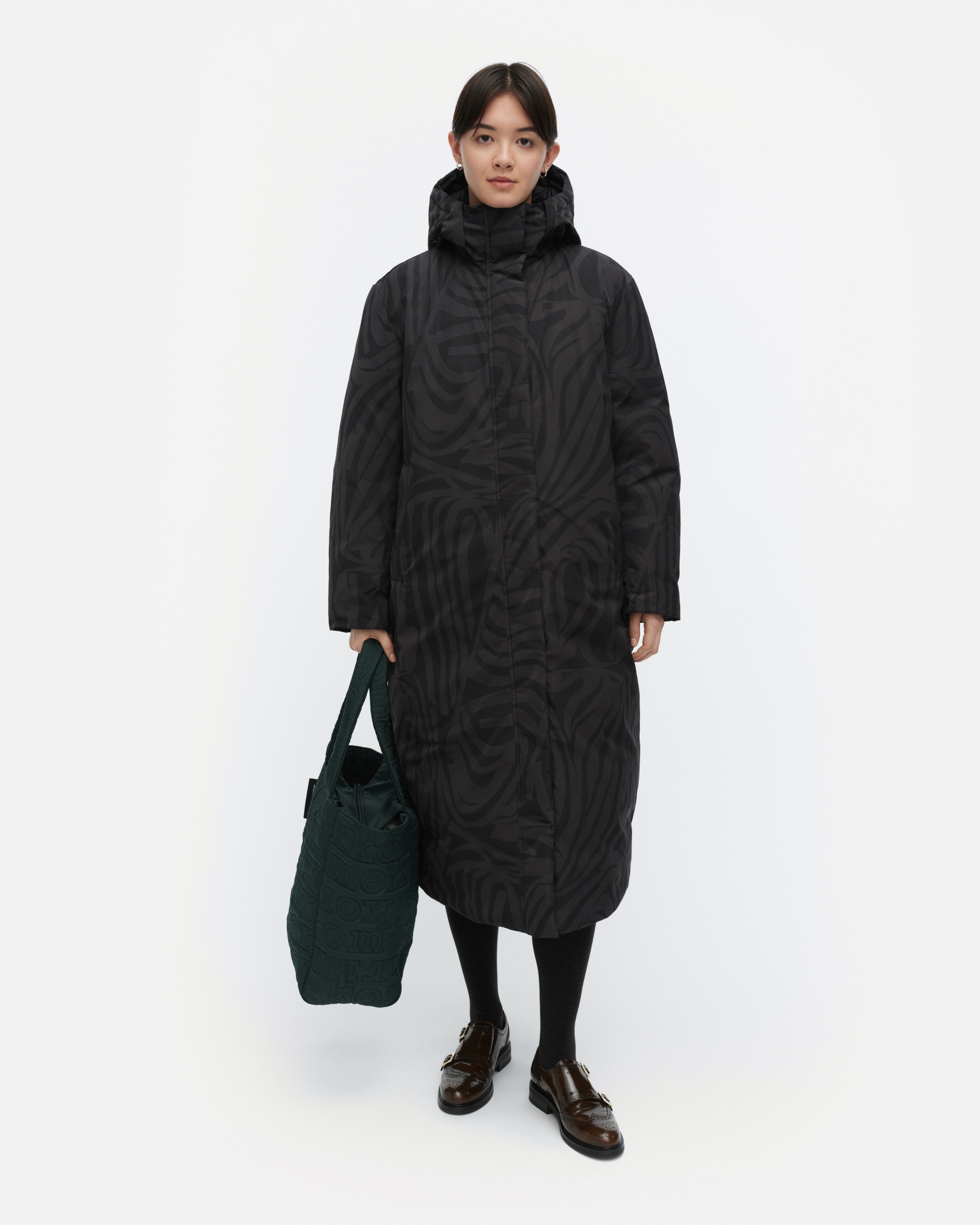 Taiottu Jokuraita, Down coat, black, dark grey,