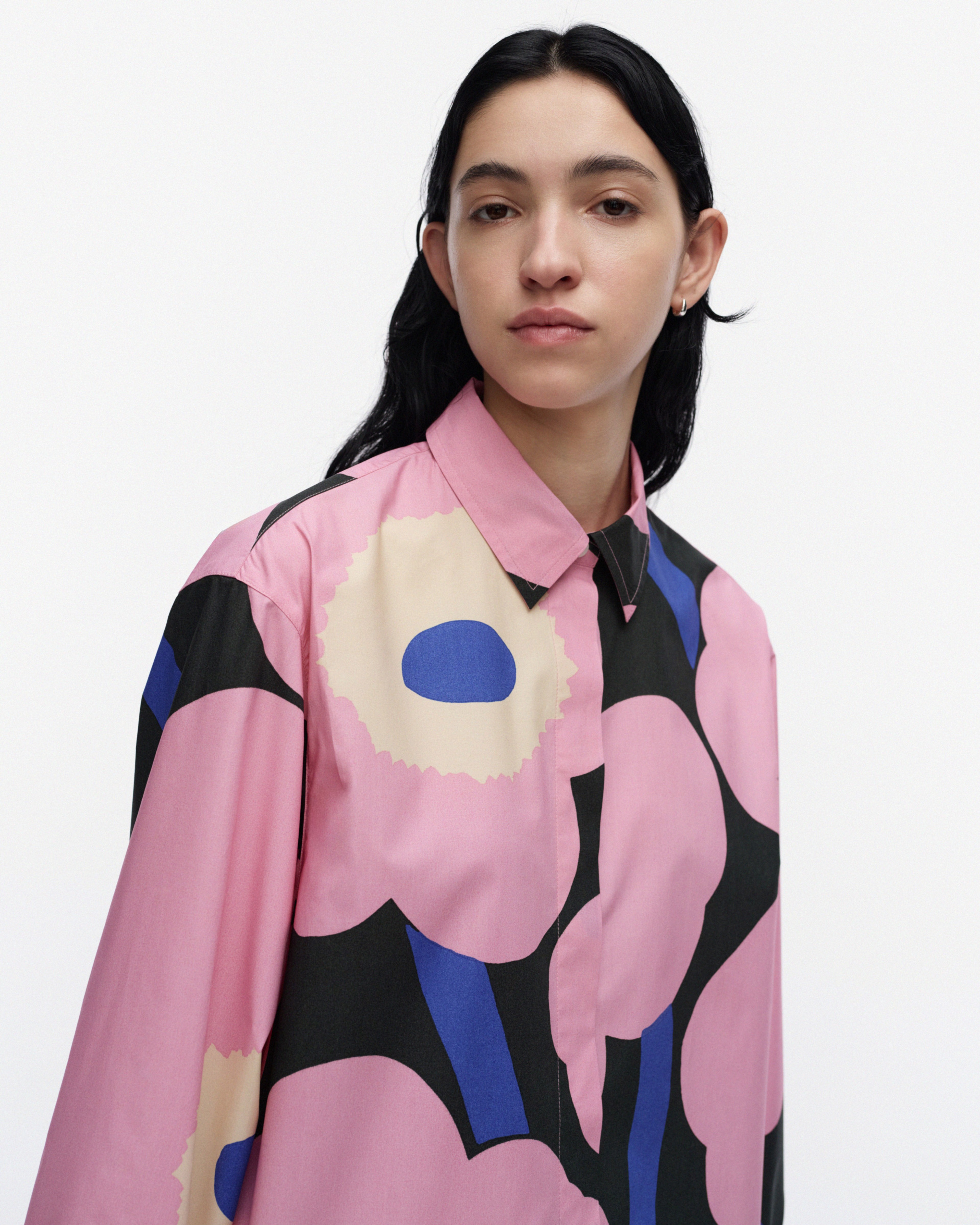 Ruoste Unikko, Blouse, 365-pink, green, blue,