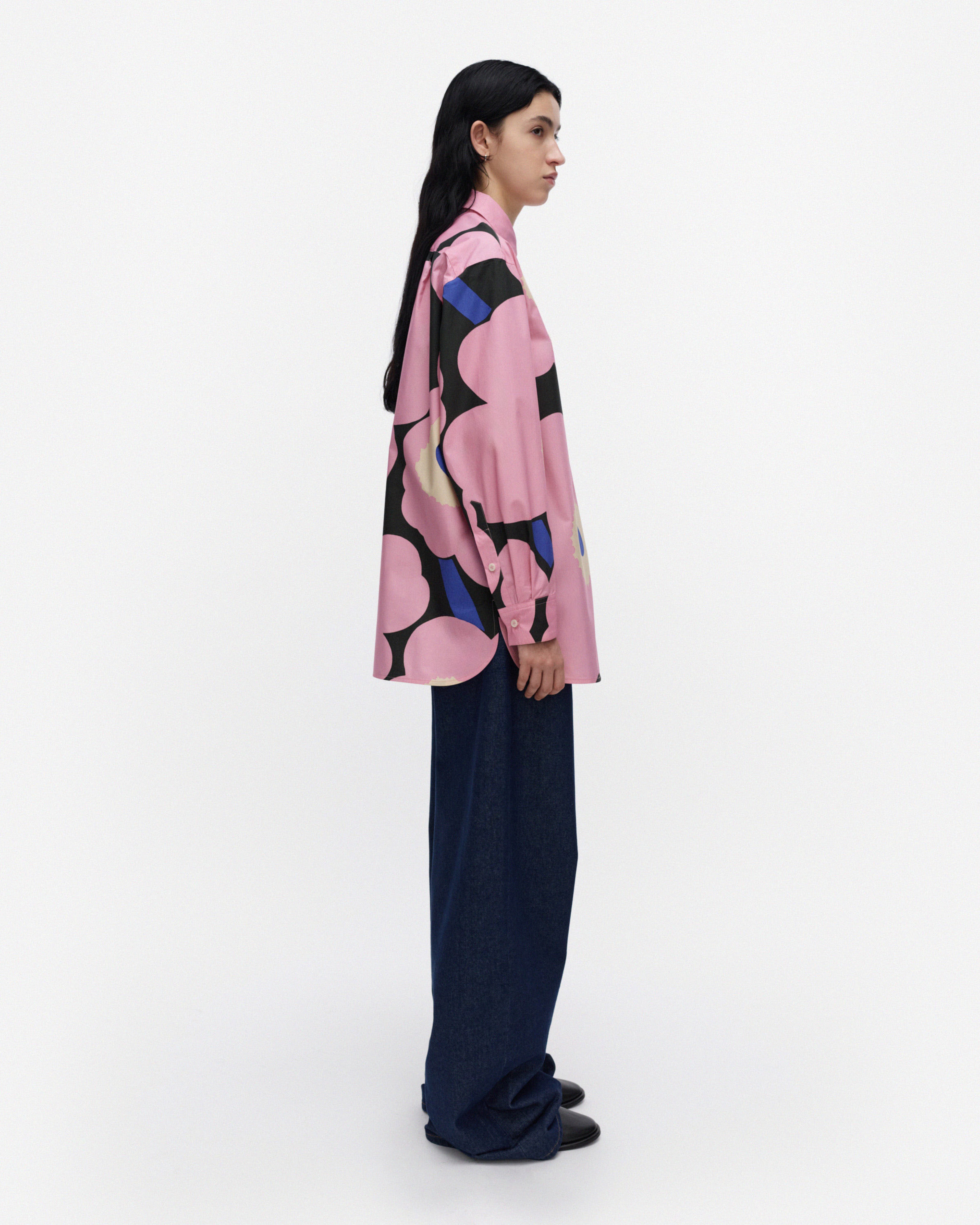 Ruoste Unikko, Blouse, 365-pink, green, blue,