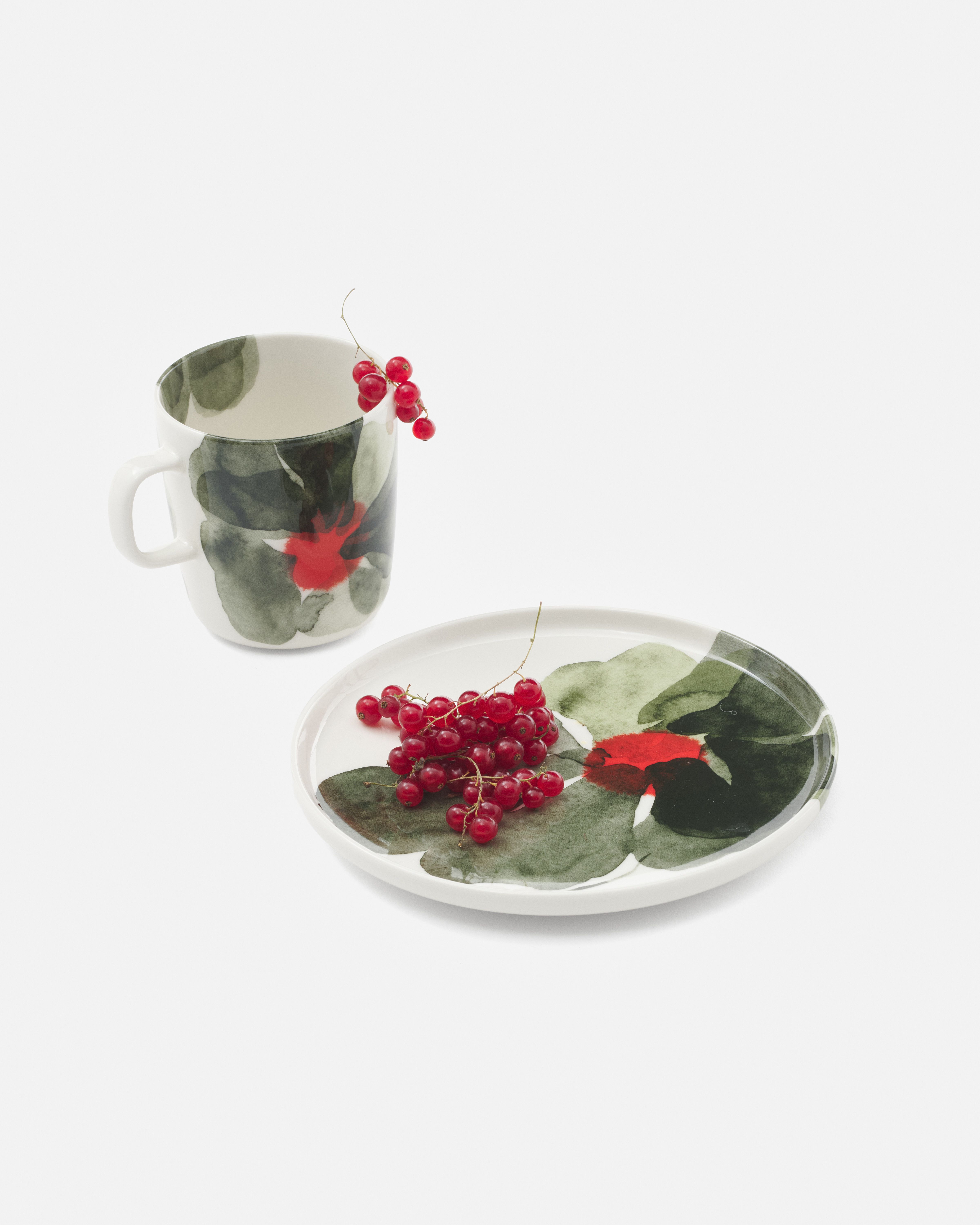 新品/マリメッコ 】Valssi プレート 20cm、マグカップ 250ml 食器