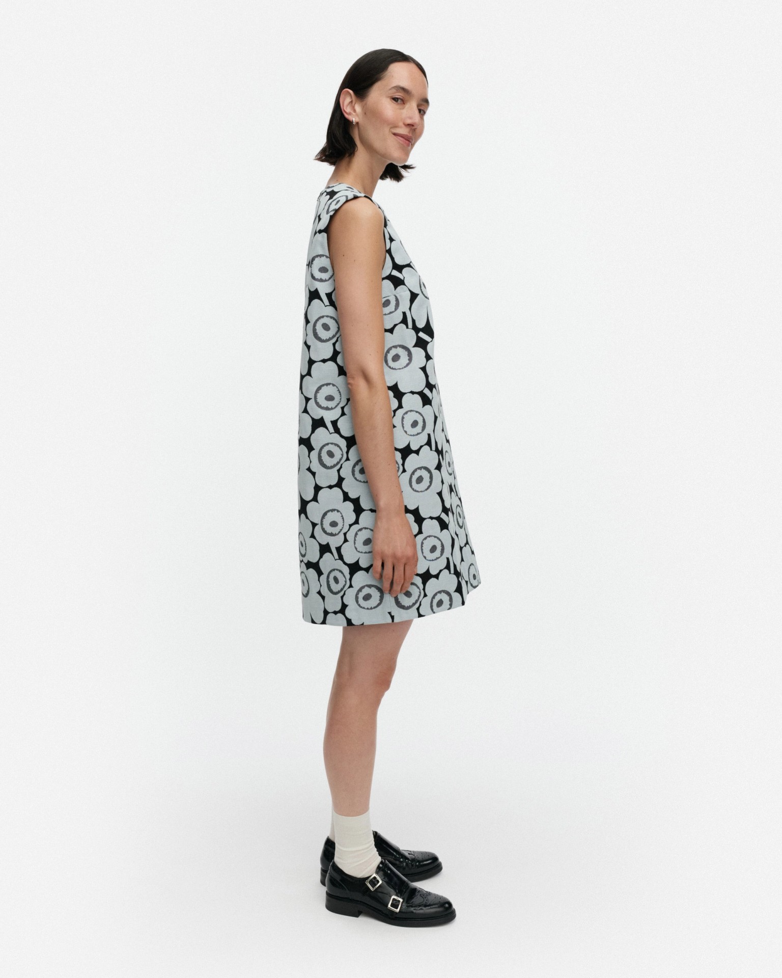 Hahmo Unikko, Marimini dress, black, light blue,
