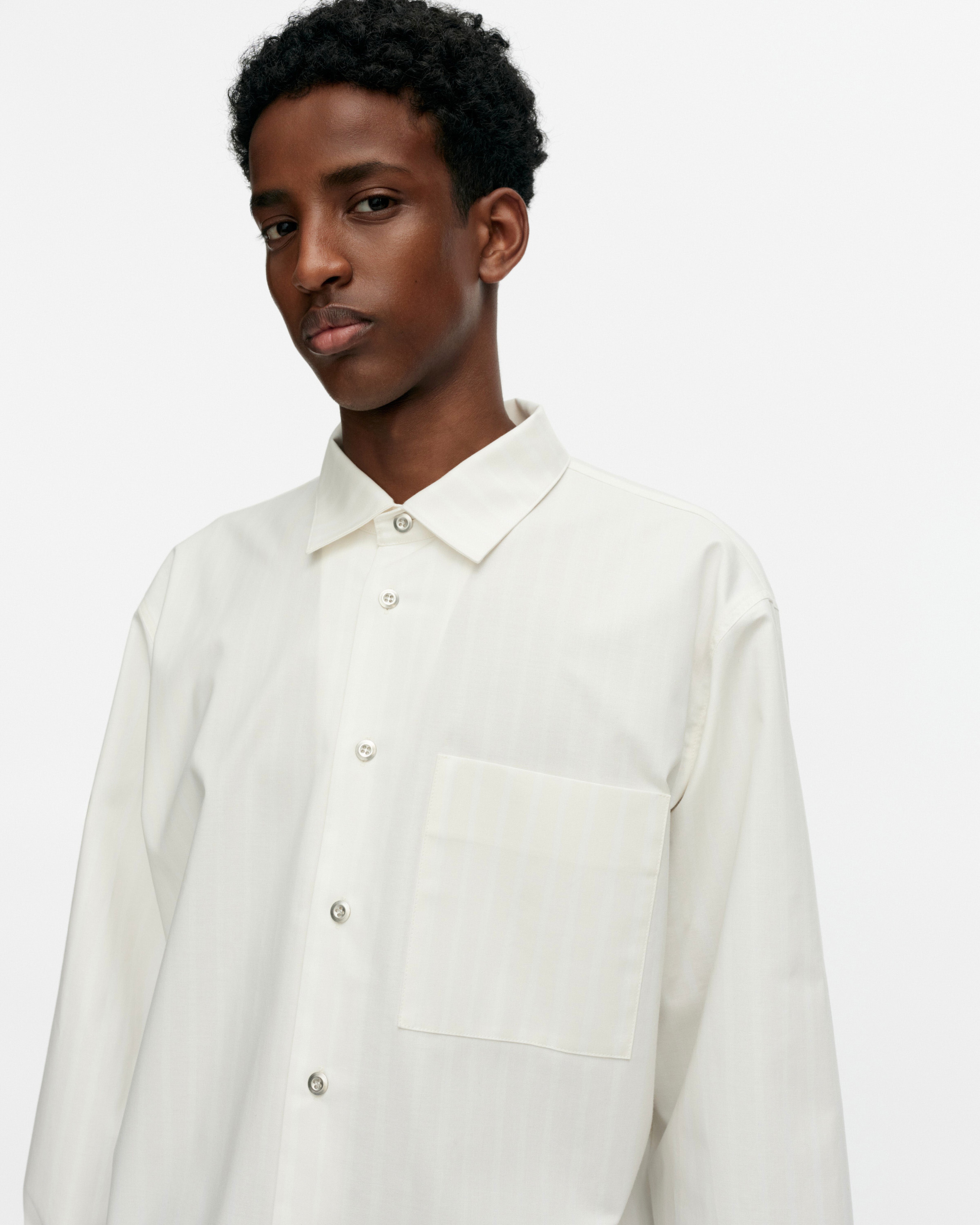 Jokapoika, Baumwollhemd „Kioski“, weiß, cremefarben,