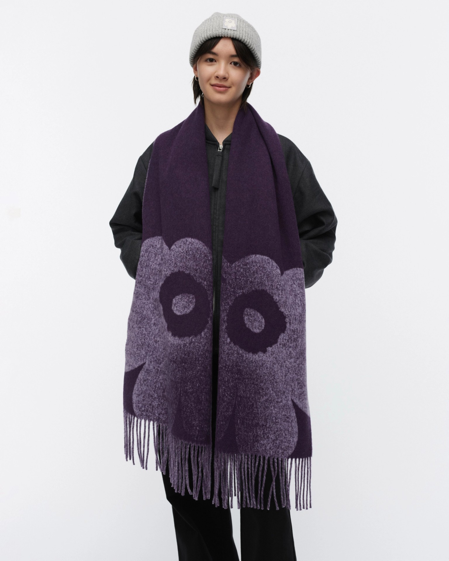 Onnekas Unikko, Kioski scarf, purple,