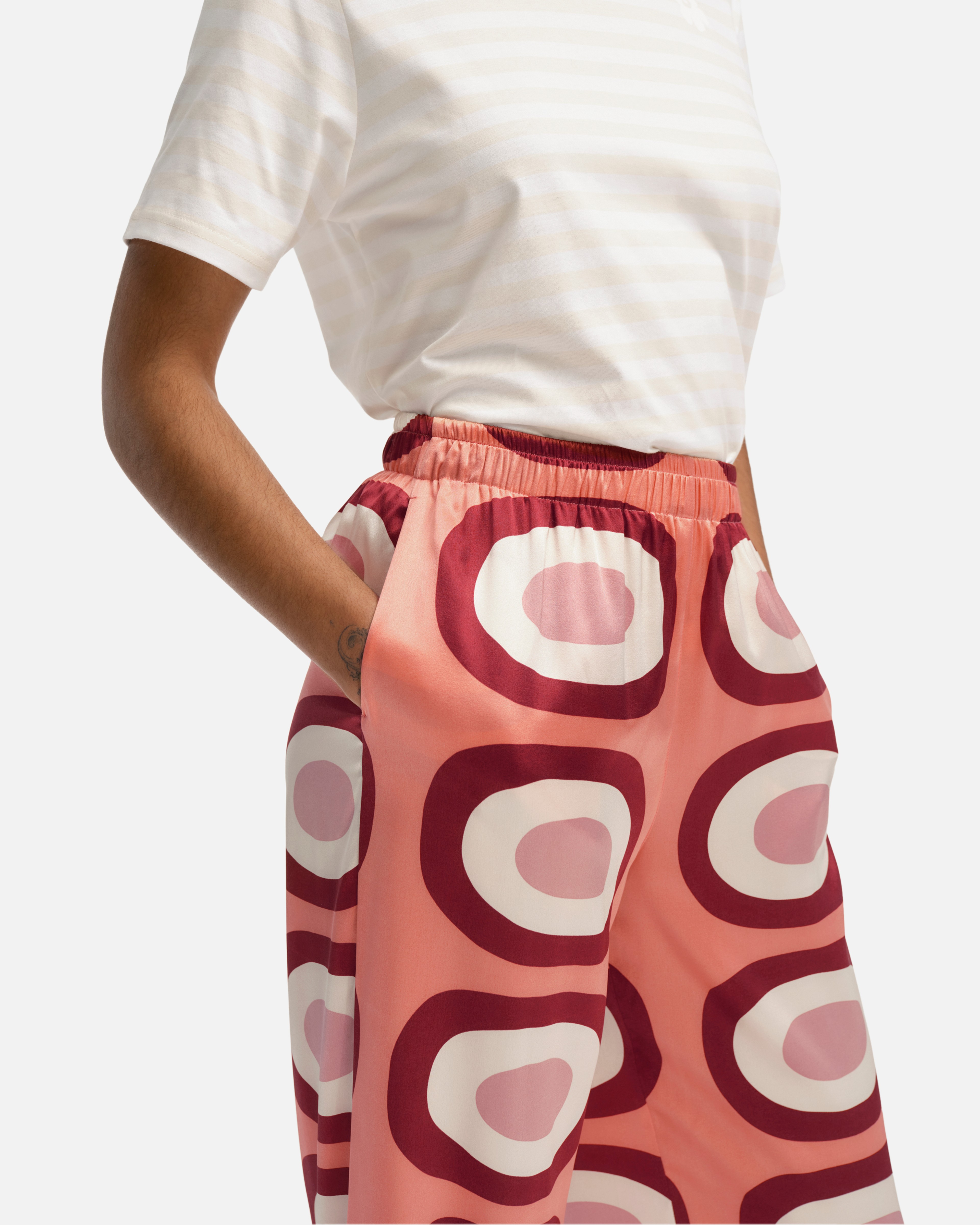 Solryn Pieni Melooni Silk trousers