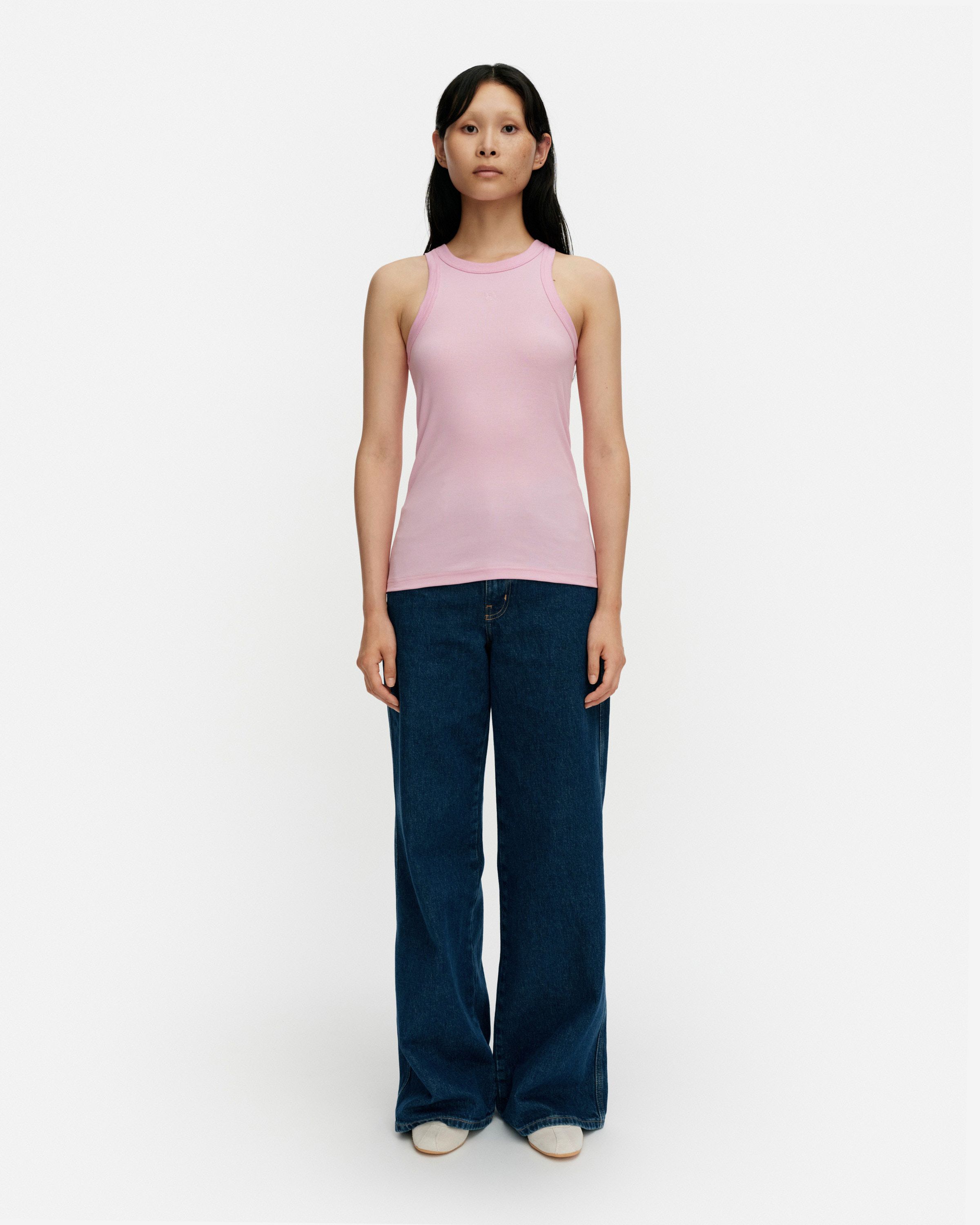 Kupla Unikko Placement Kioski tank top light pink | Marimekko