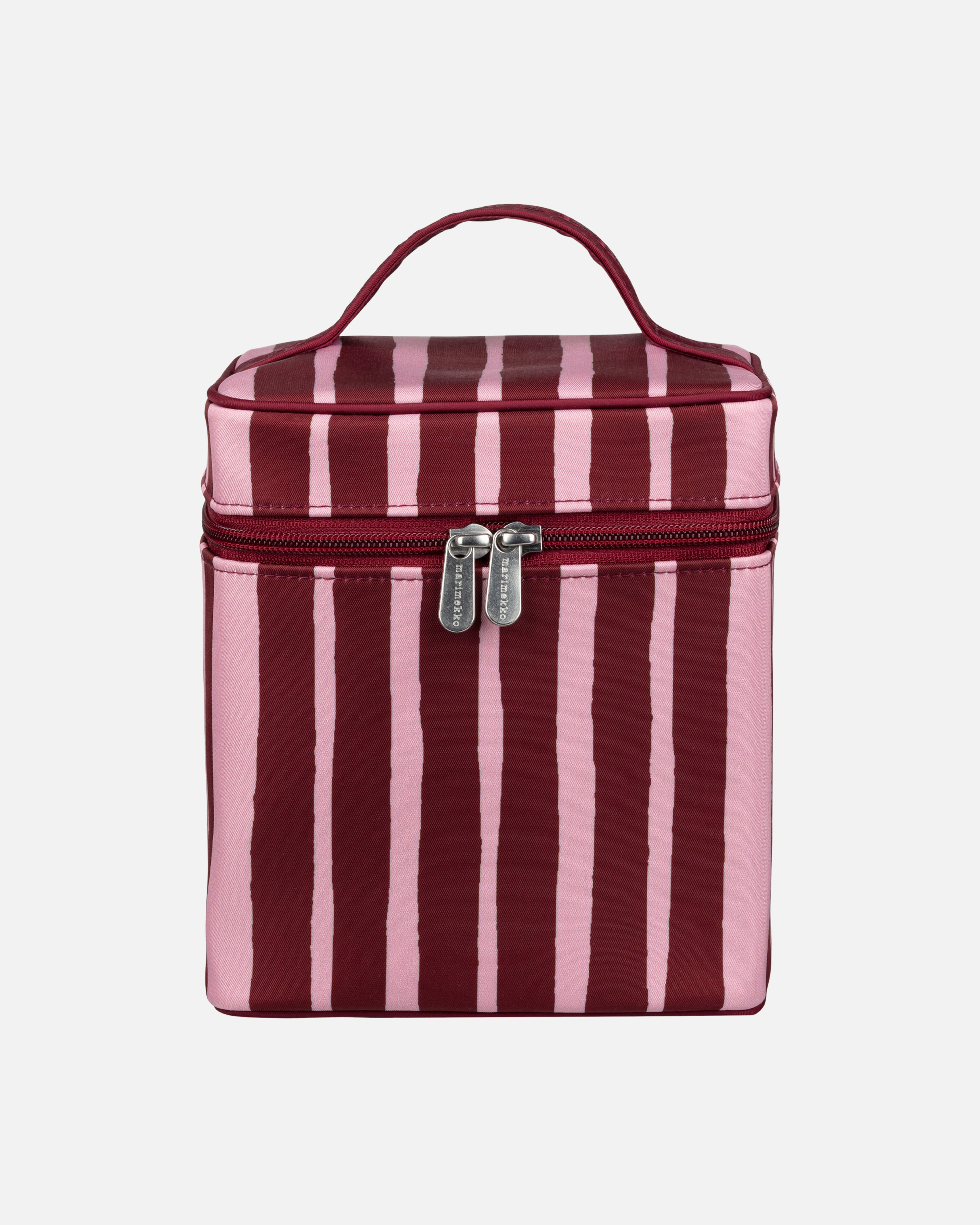 Raide Otso, Cosmetic bag, burgundy, pink,