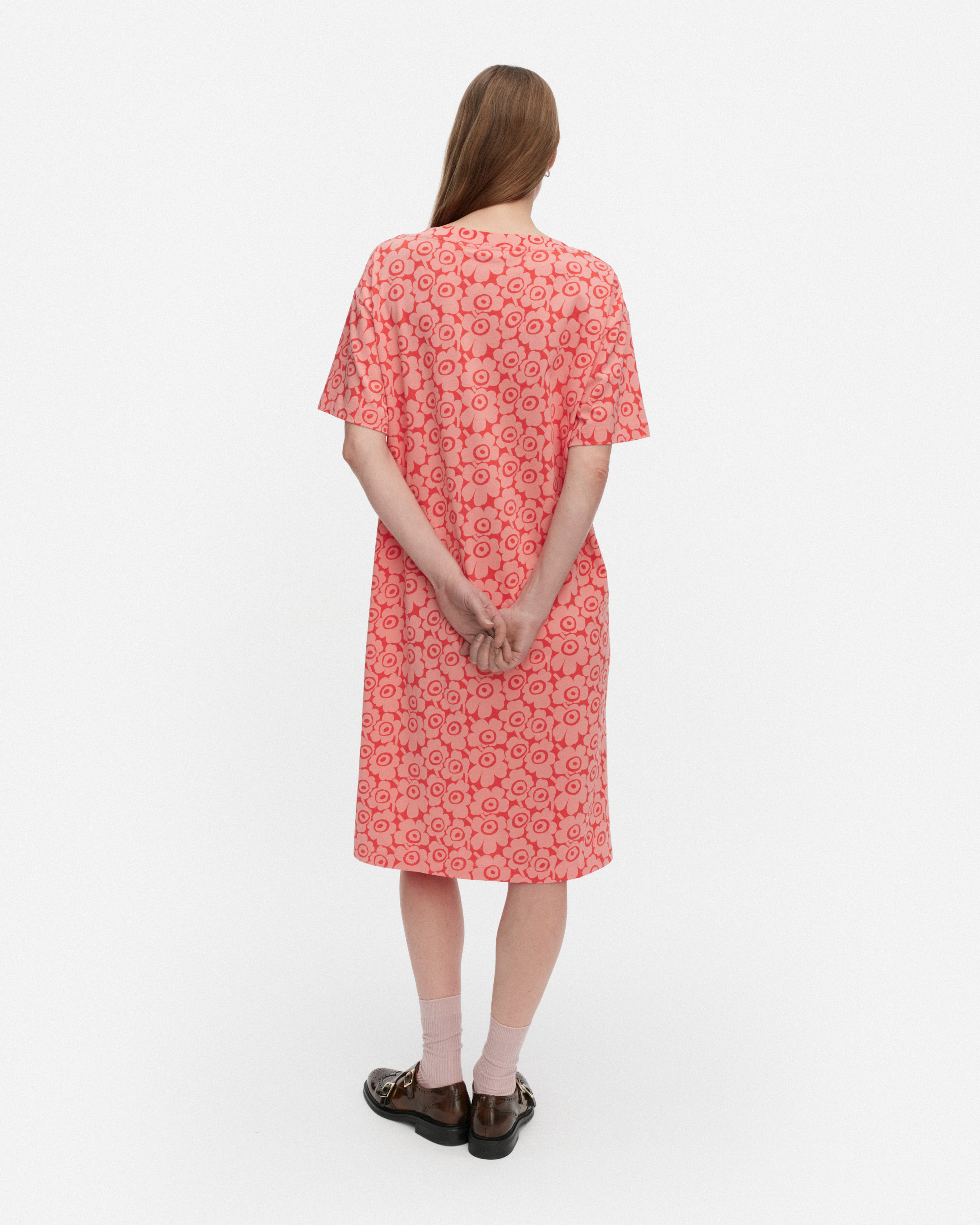 Joku Unikko, Dress, coral, red,