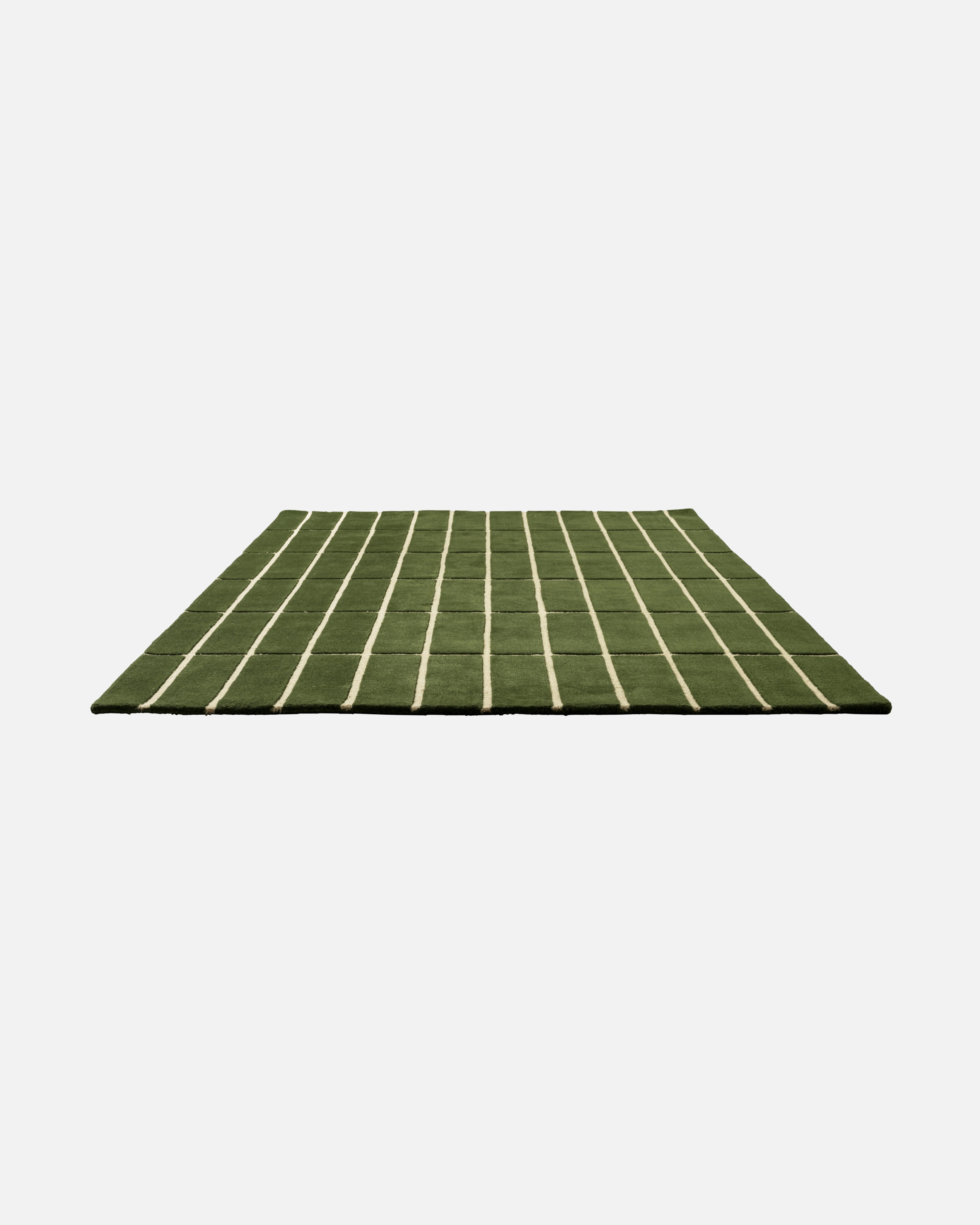 Tiiliskivi, Rug 140 x 200 cm, green, white,