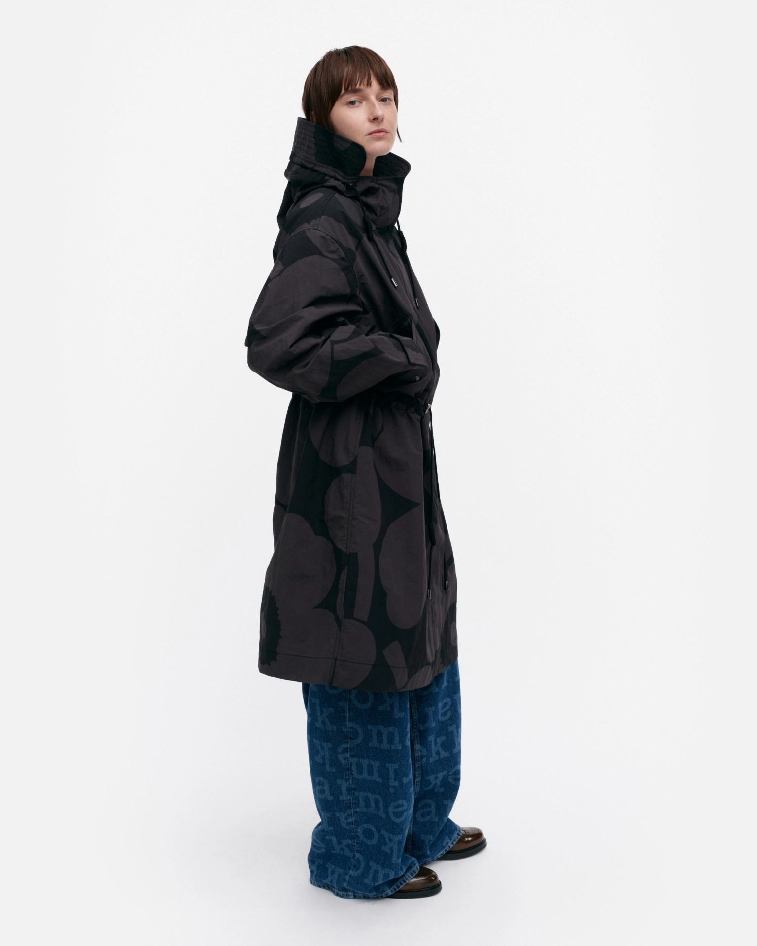 Kaartaa Unikko, Coat, black, dark grey,