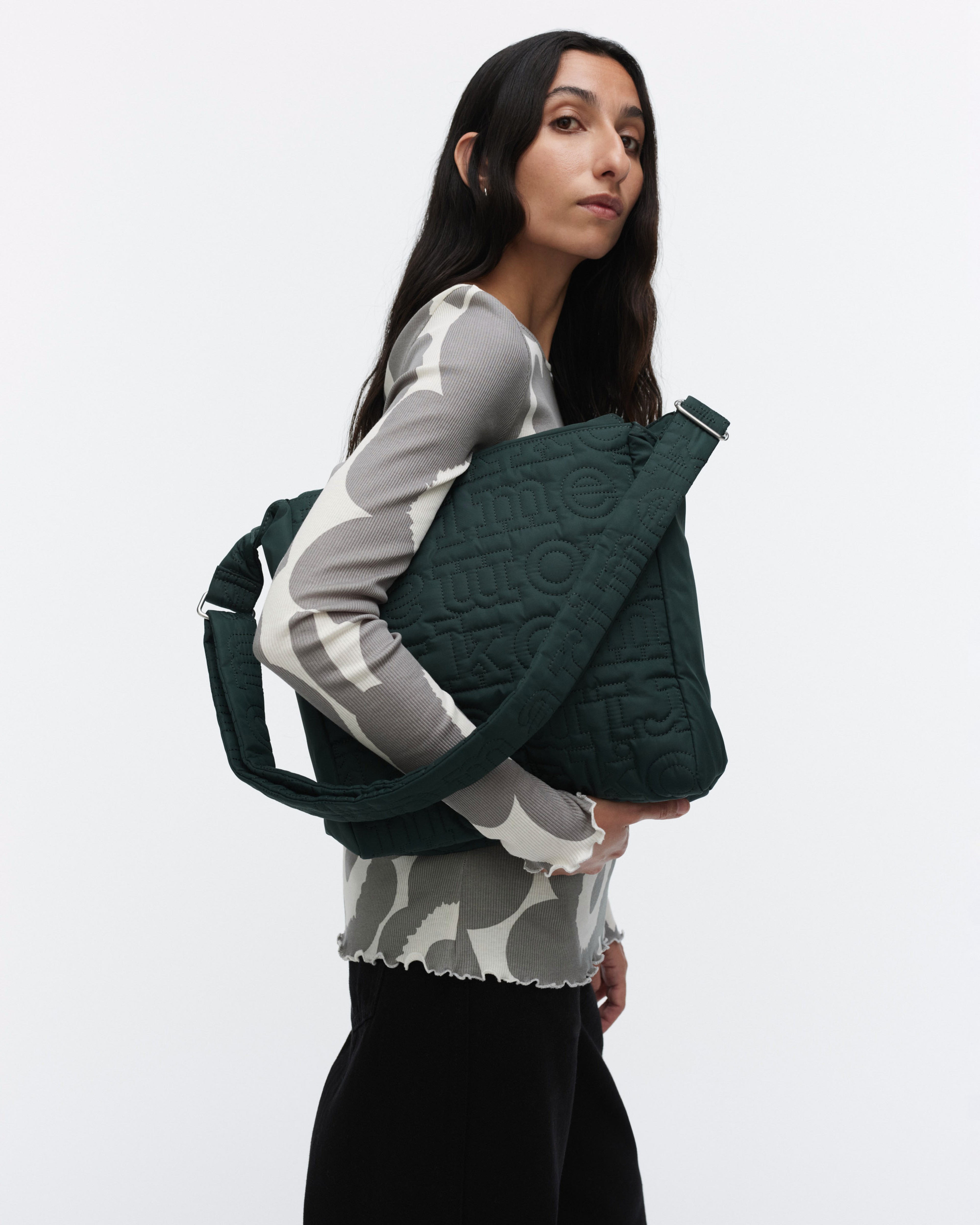 Joy Crossbody M Logo, Shoulder bag, dark green,