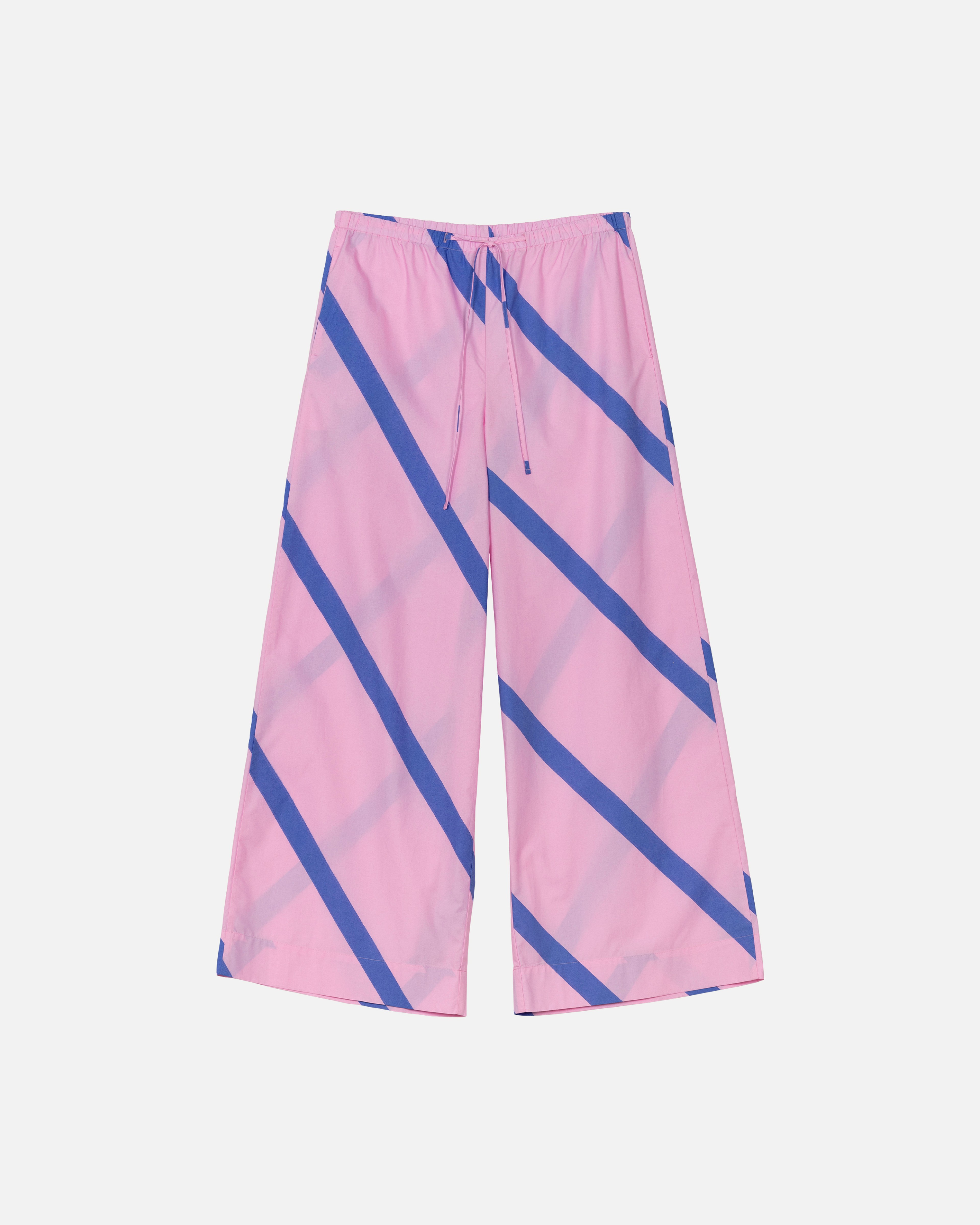 Puoti Basso, Trousers, blue, pink,
