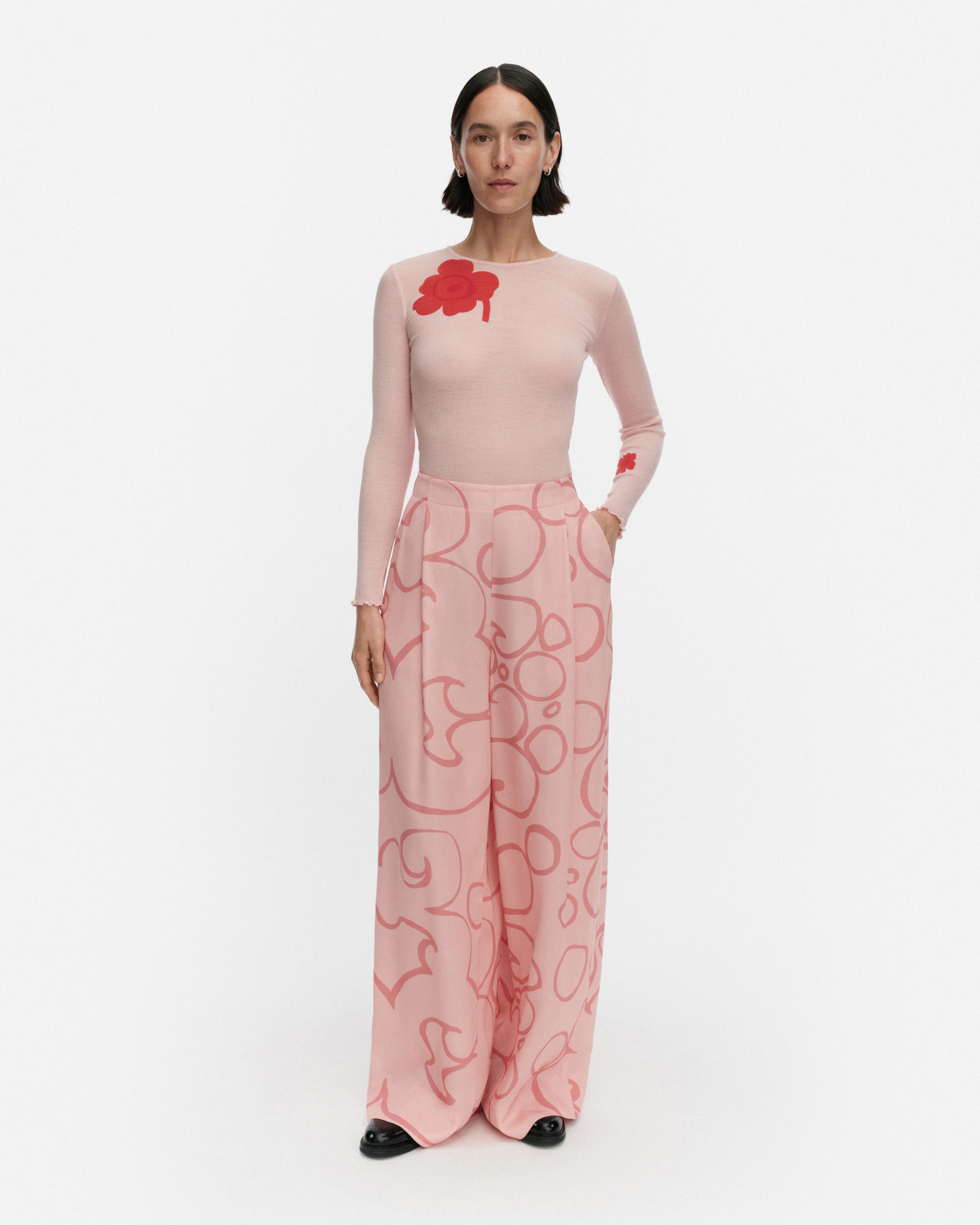 Nähtävyys Keidas, Trousers, light pink, light pink,