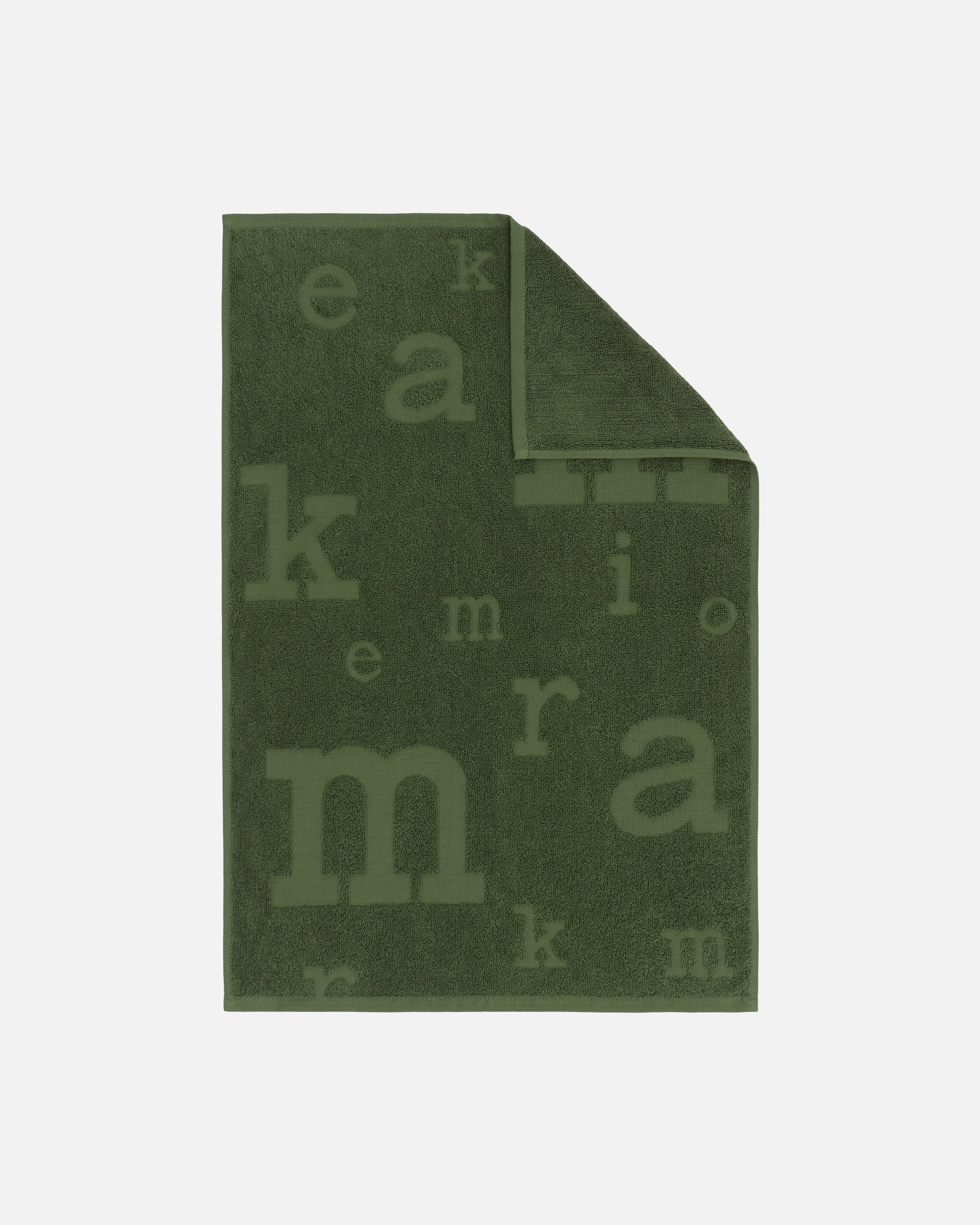 Marimerkki, Hand towel 50x70 cm, dk.green,
