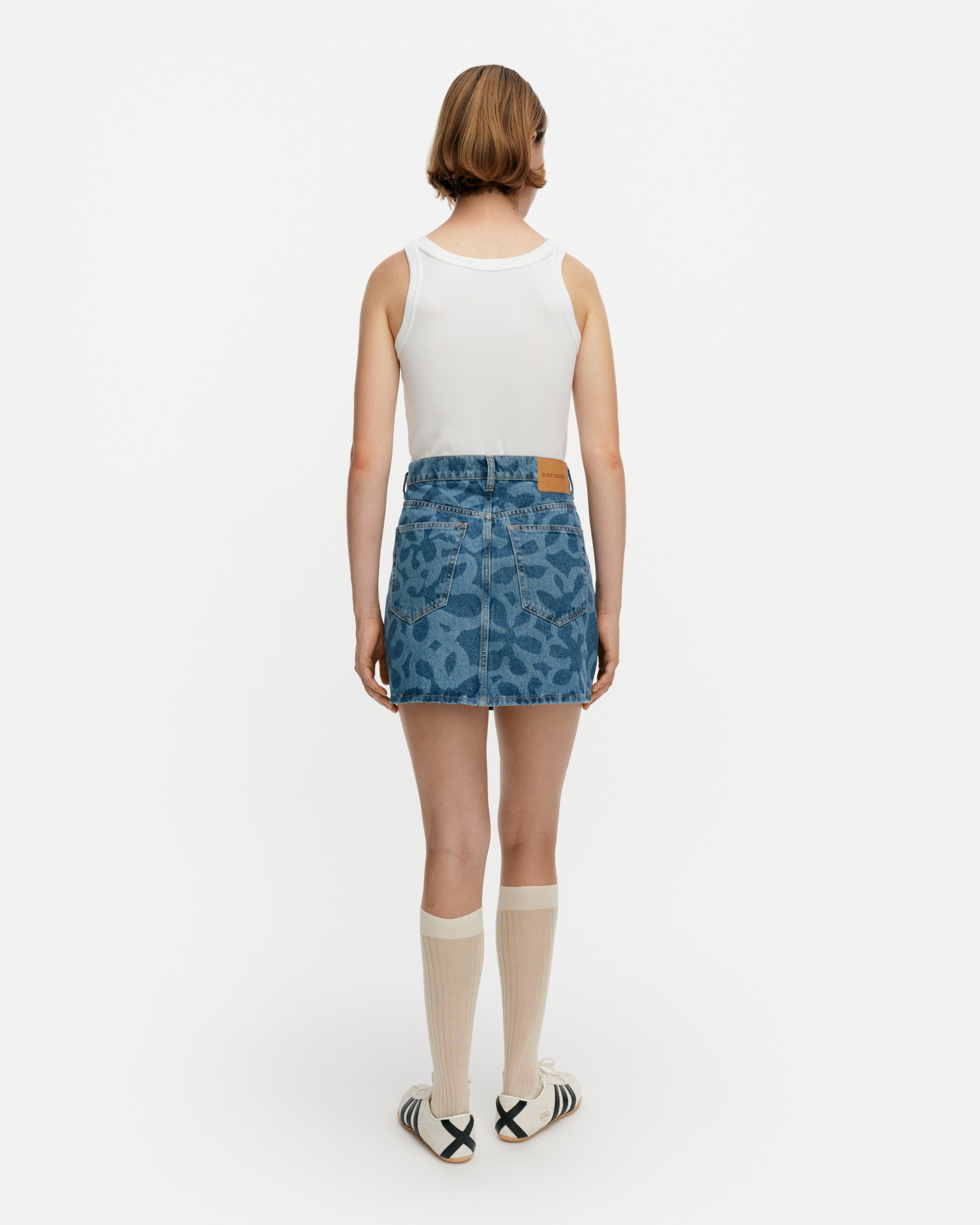 Maridenim Ruudut Kukka Hame