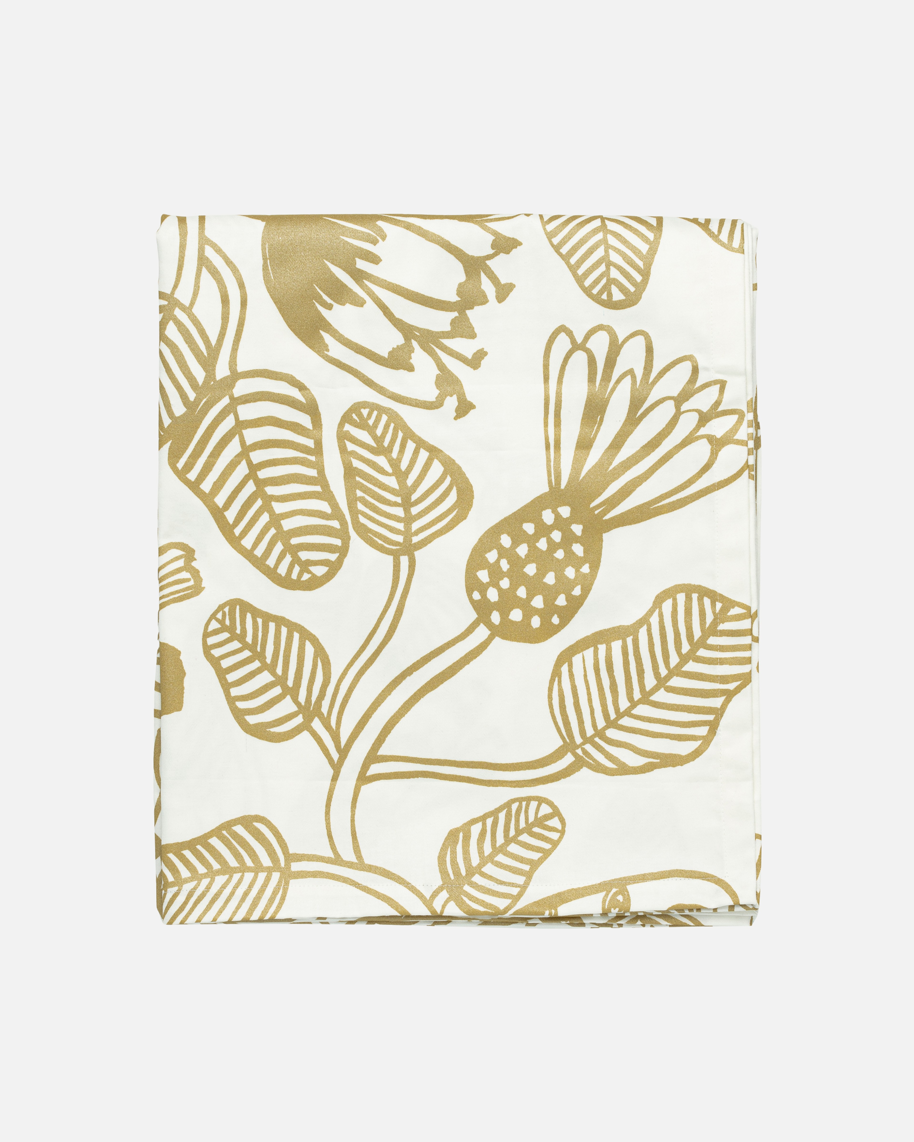 Tiara, Table cloth, white, gold,