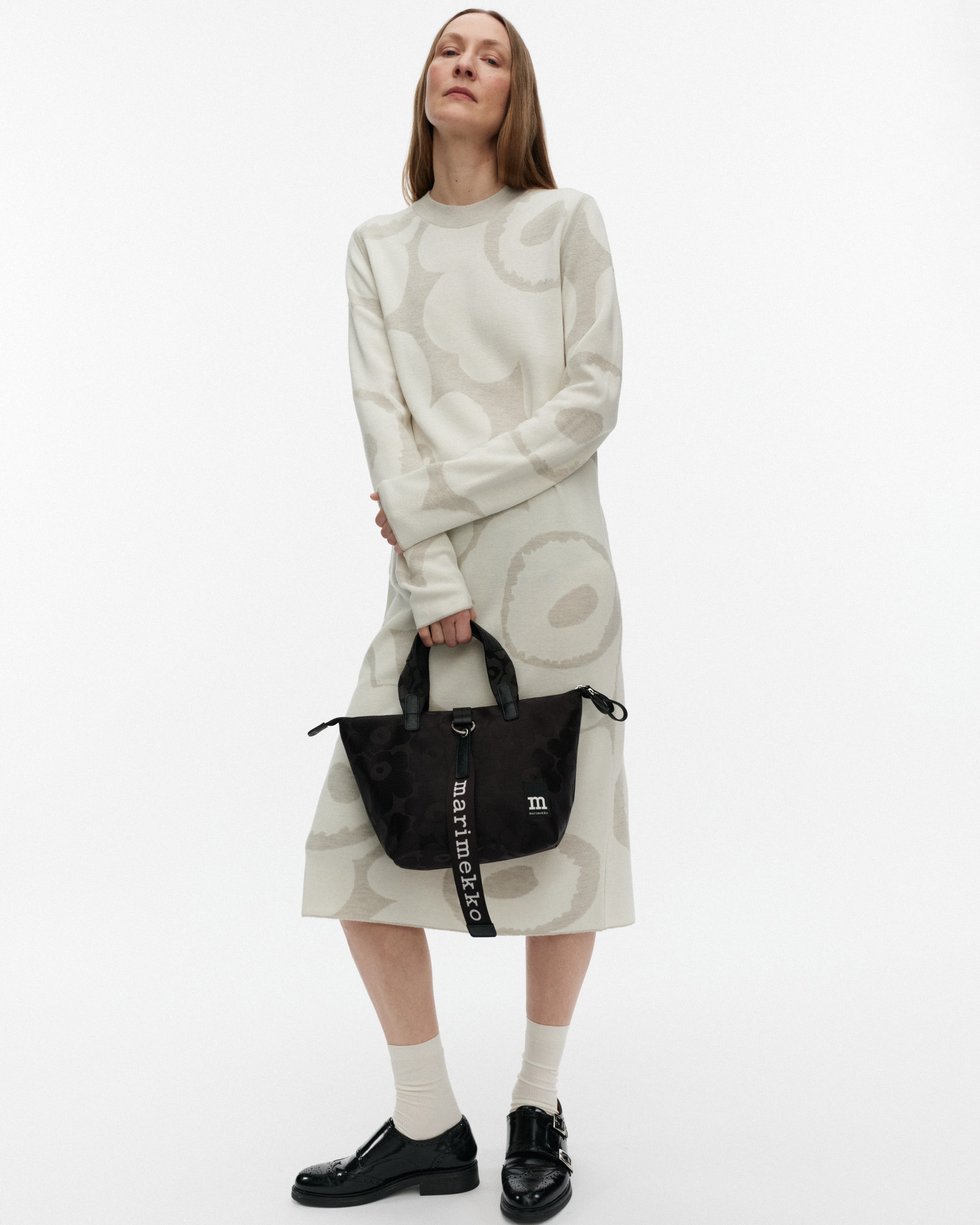 Tote S Unikko, Olkalaukku, musta, musta,