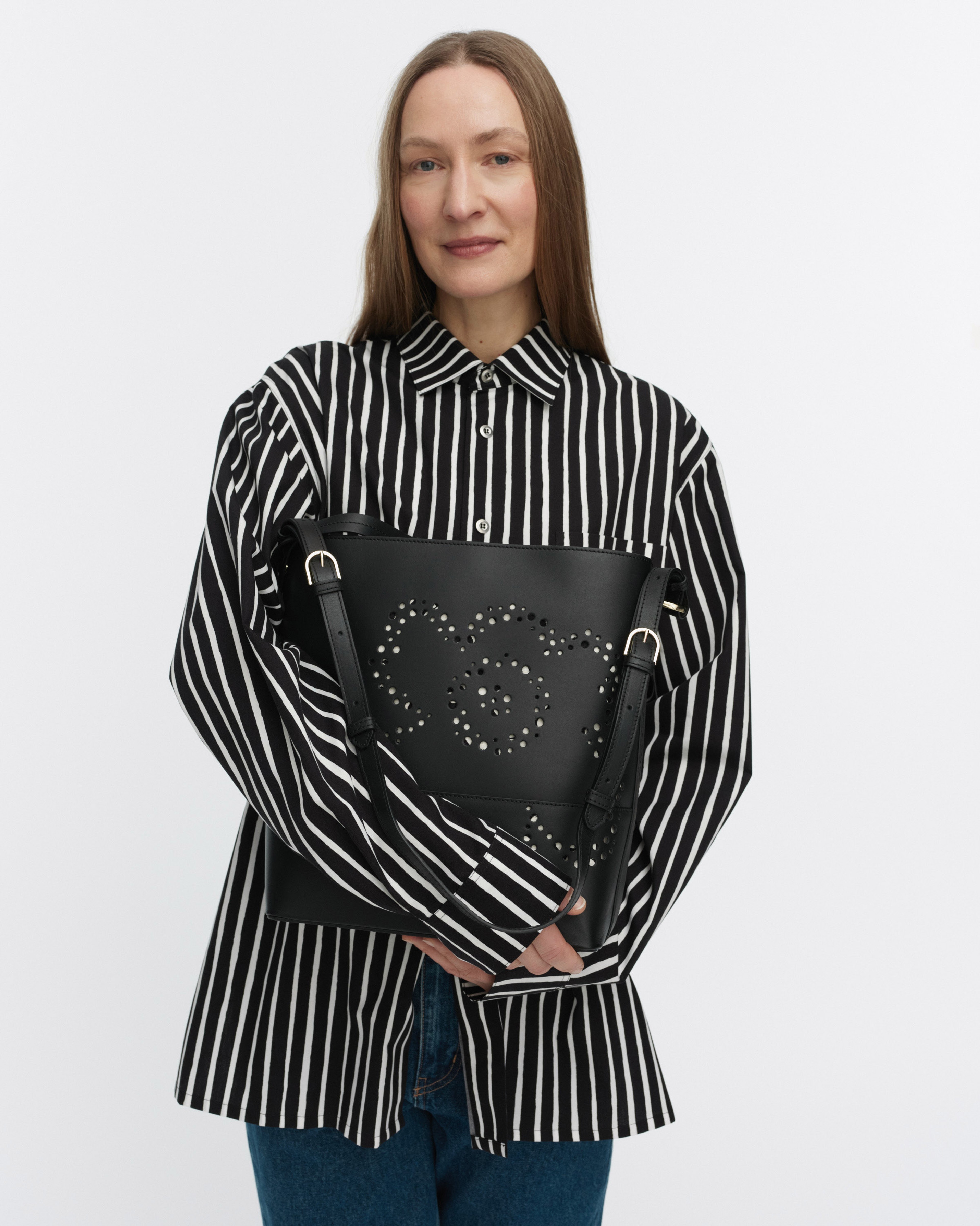 Imprint Tote Unikko, black,