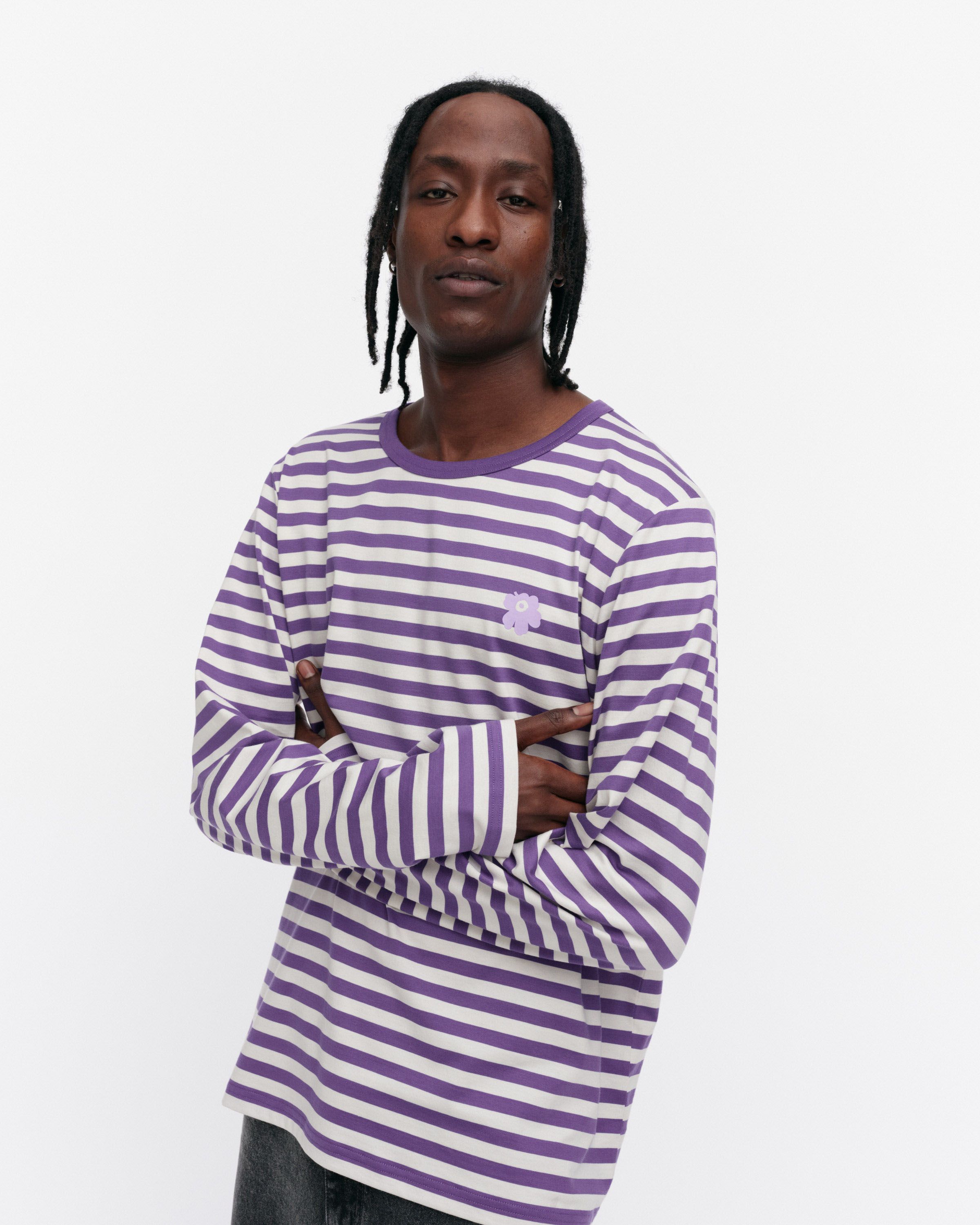 Tasaraita Unisex Unikko Kioski jersey shirt | Marimekko