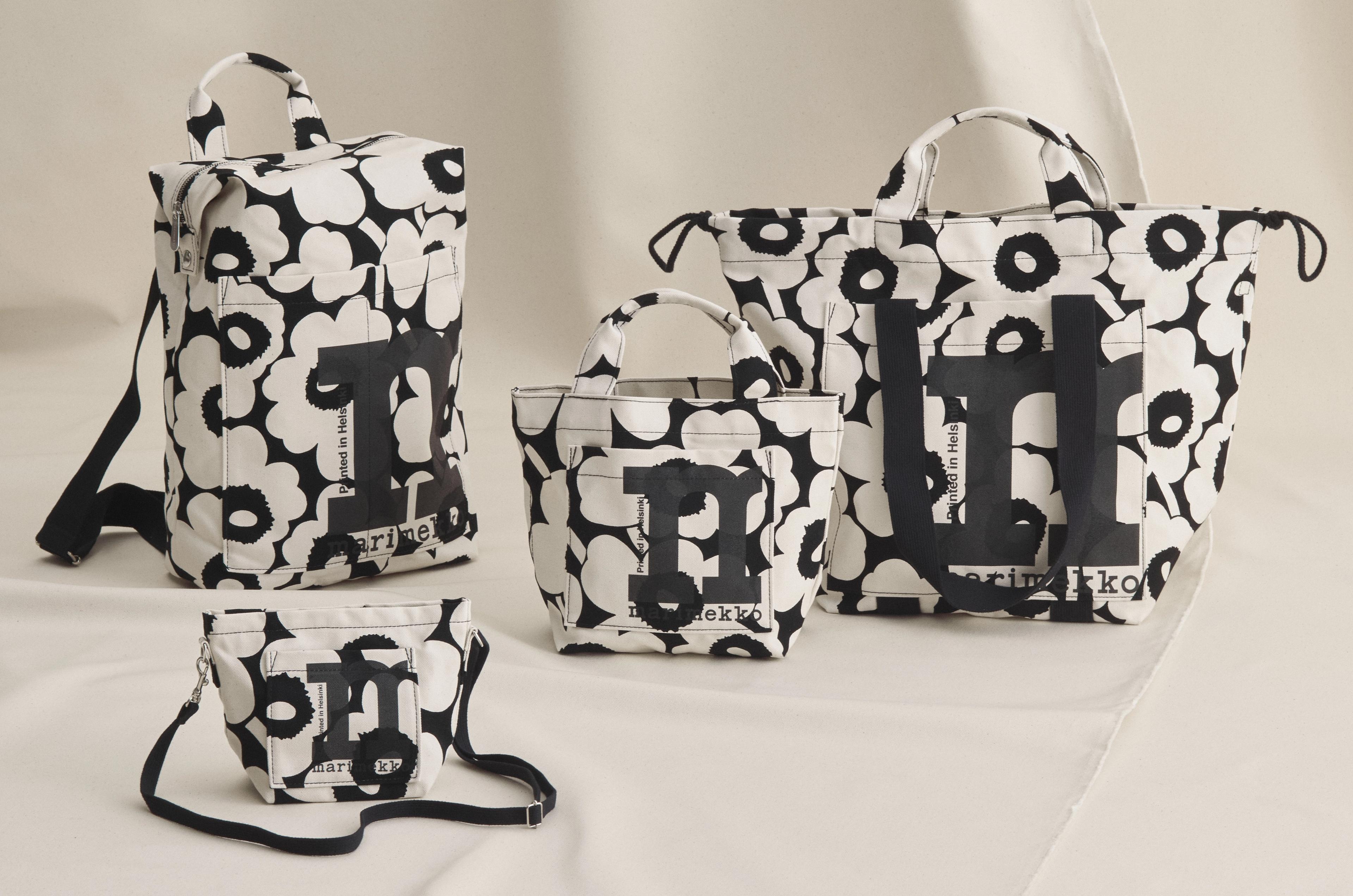 Monoform bags in Unikko print.